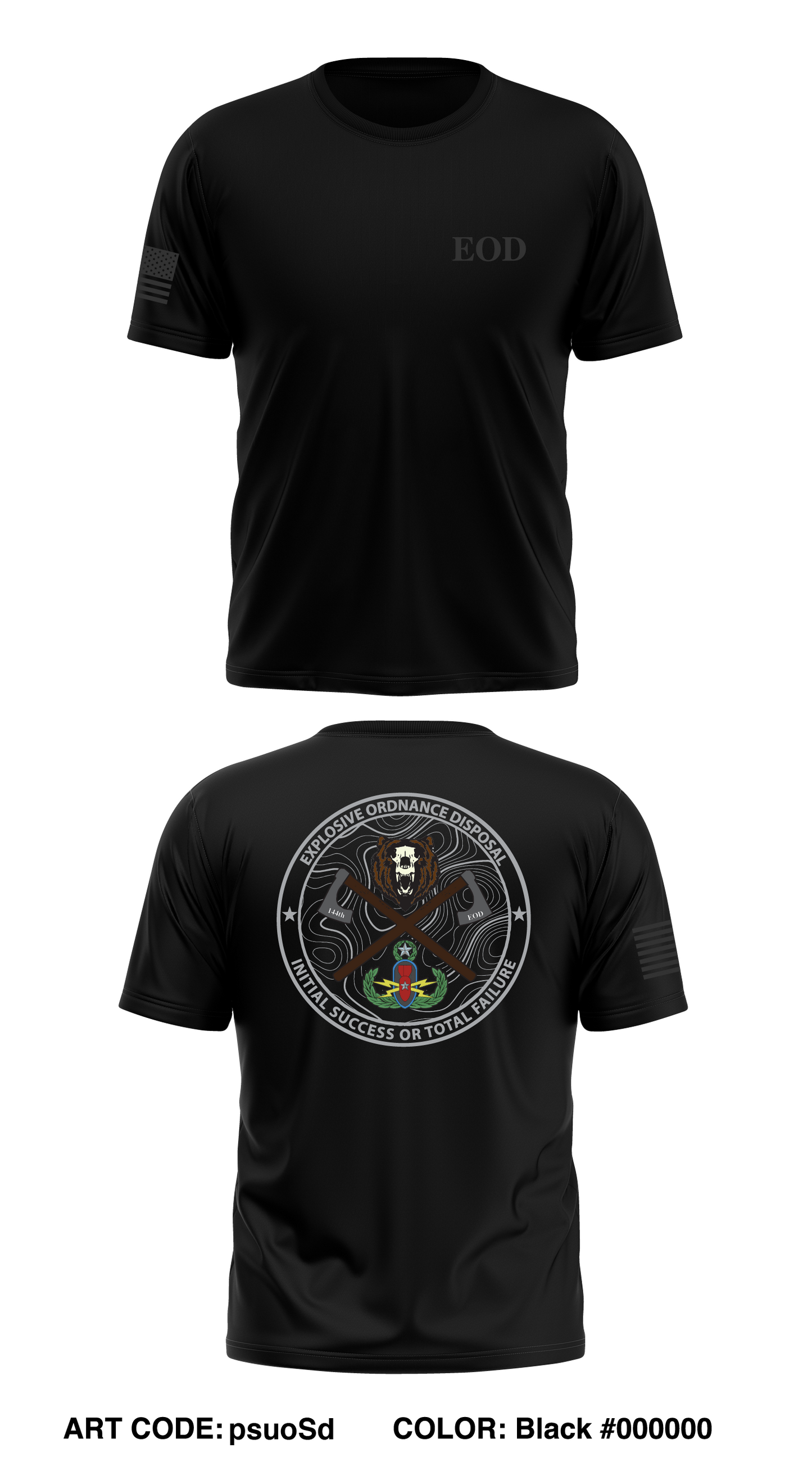 144th EOD Store 1 Core Men's SS Performance Tee - psuoSd