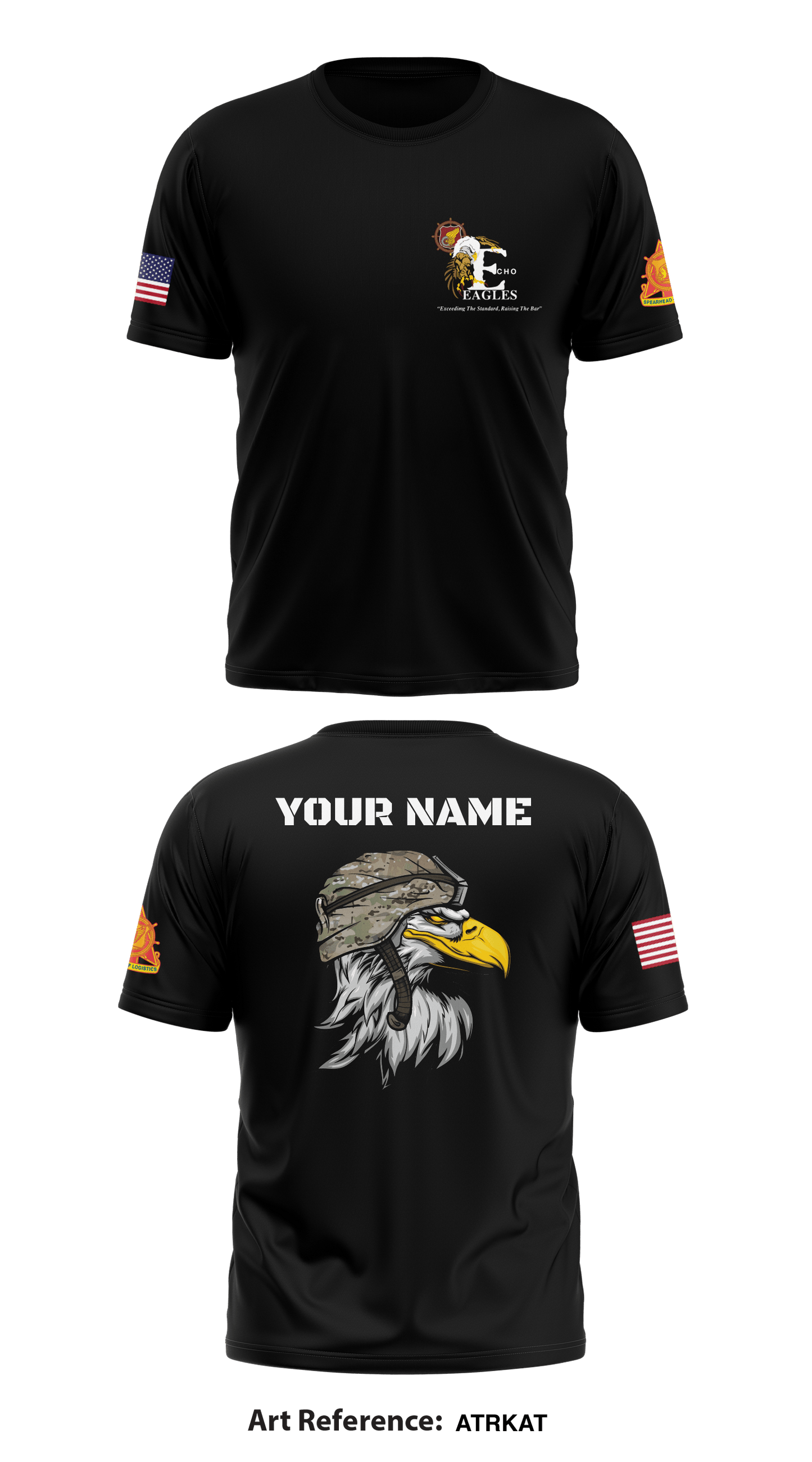 Echo Company, 266th QM BN Store 1 Core Men's SS Performance Tee - aTrkAT
