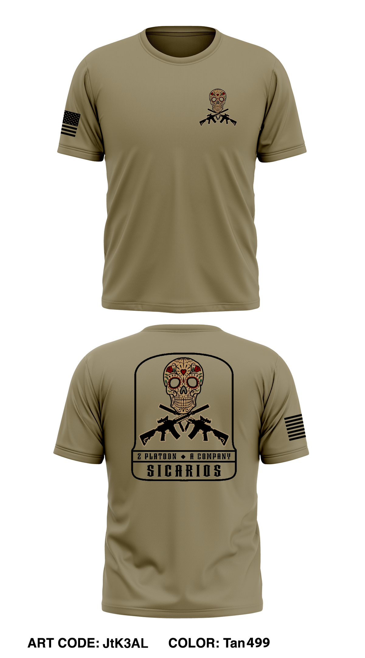 A Co, 1/102 INF RGT Store 1 Core Men's SS Performance Tee - JtK3AL