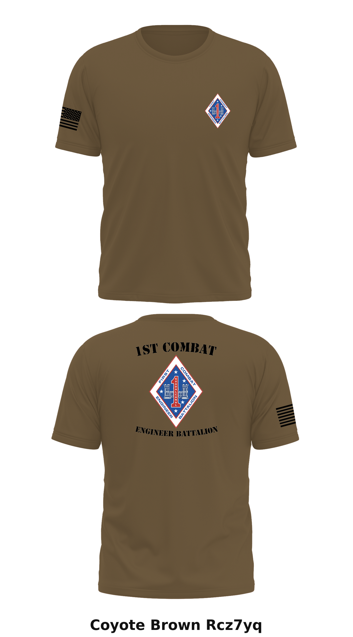 1st combat engineer battalion Store 1 Core Men's SS Performance Tee - Rcz7yq