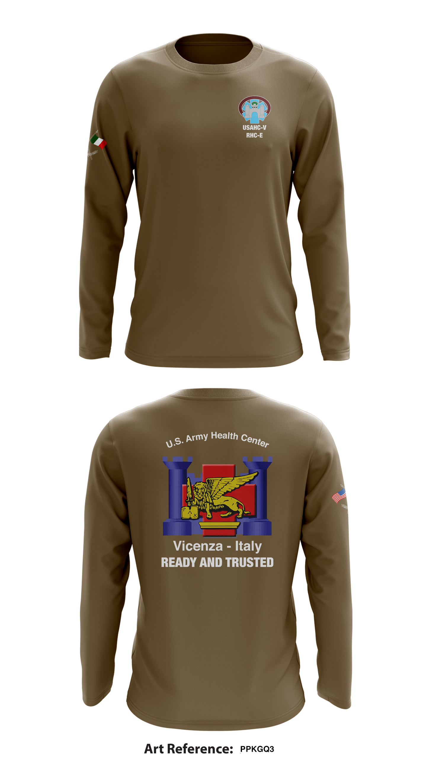 USAHC VICENZA Store 1 Core Men's LS Performance Tee - PpKgq3