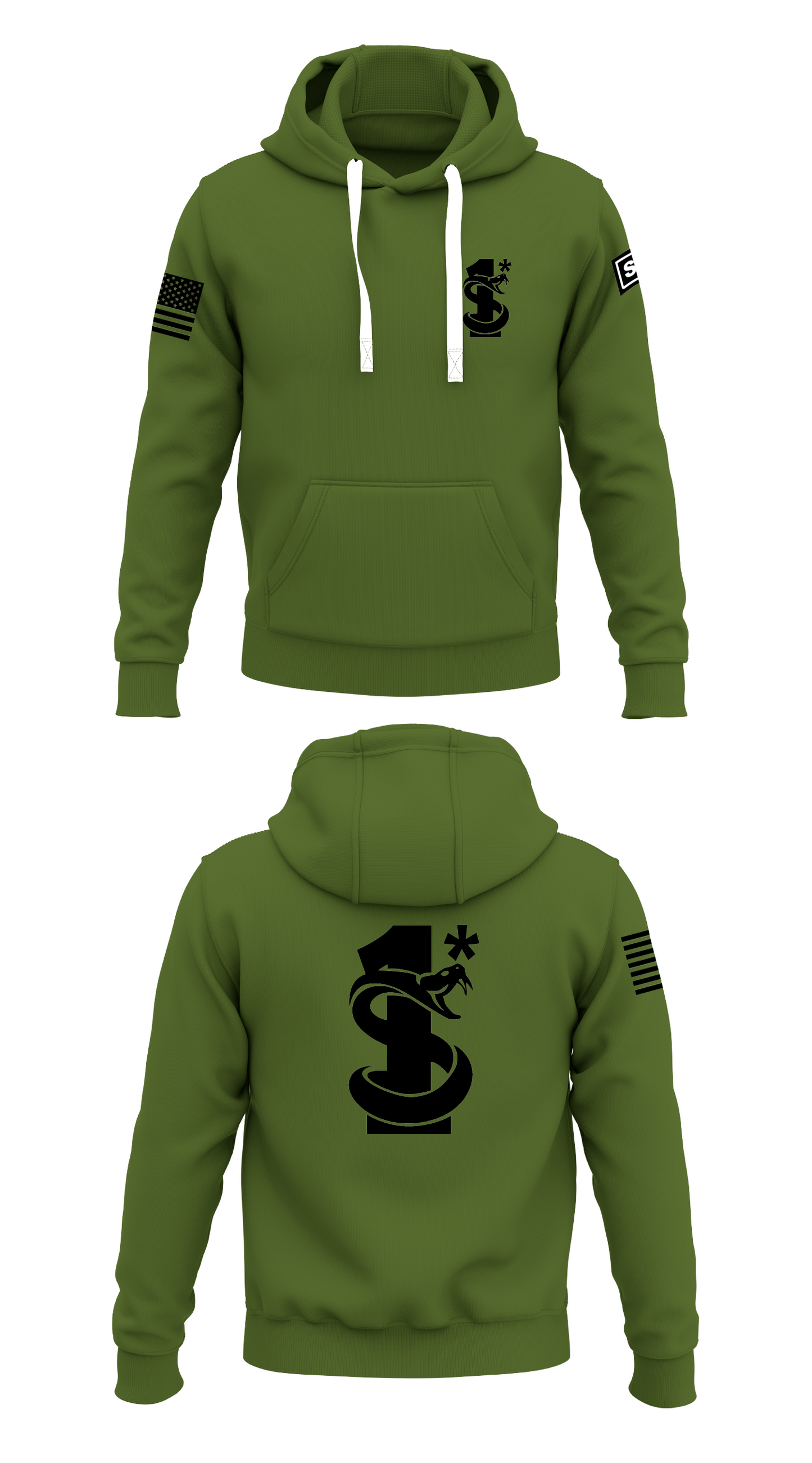 Sniper Team Store 1 Core Men's Hooded Performance Sweatshirt - _-r