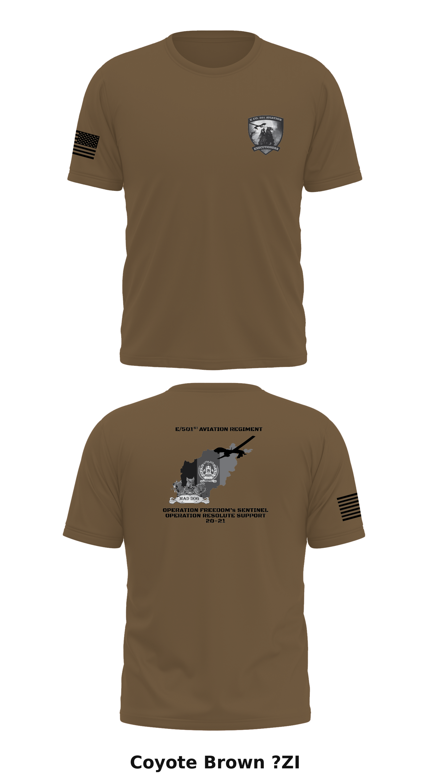 E/501ST AVN REGT Store 1 Core Men's SS Performance Tee - ?ZI