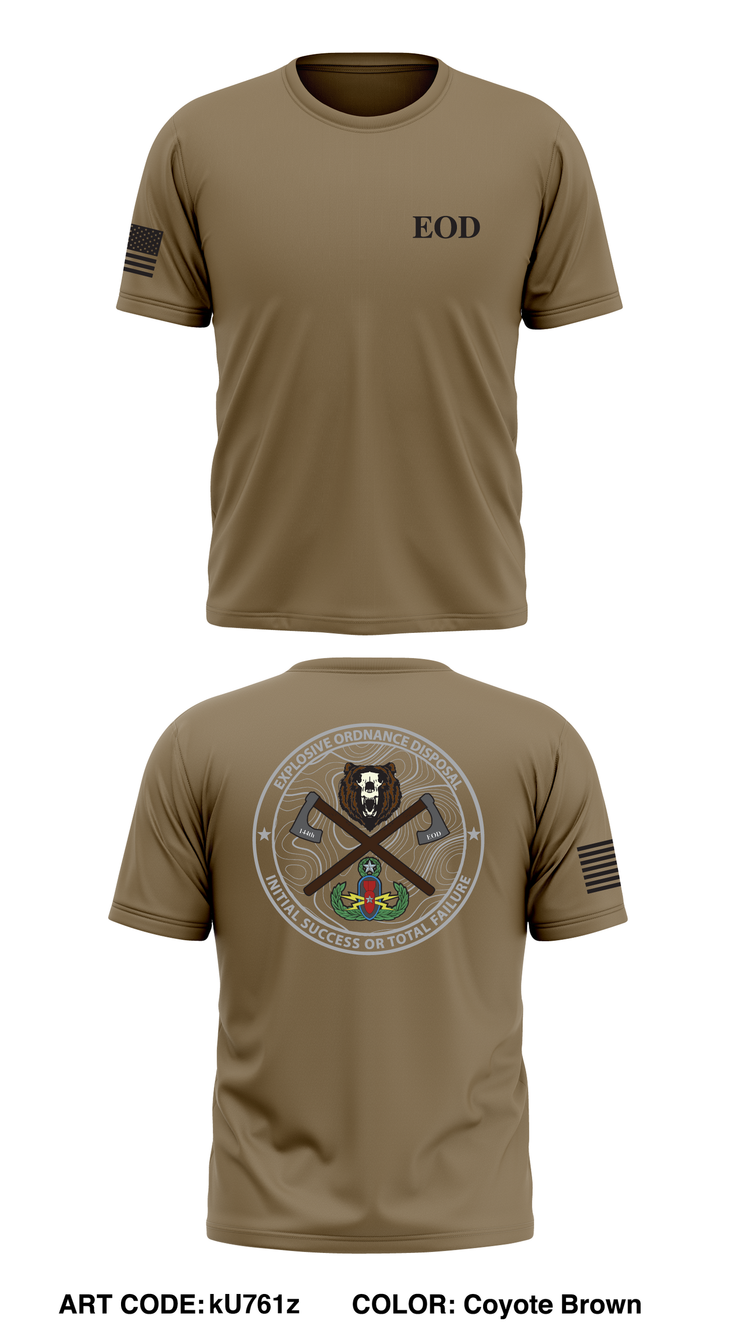 144th EOD Store 1 Core Men's SS Performance Tee - kU761z
