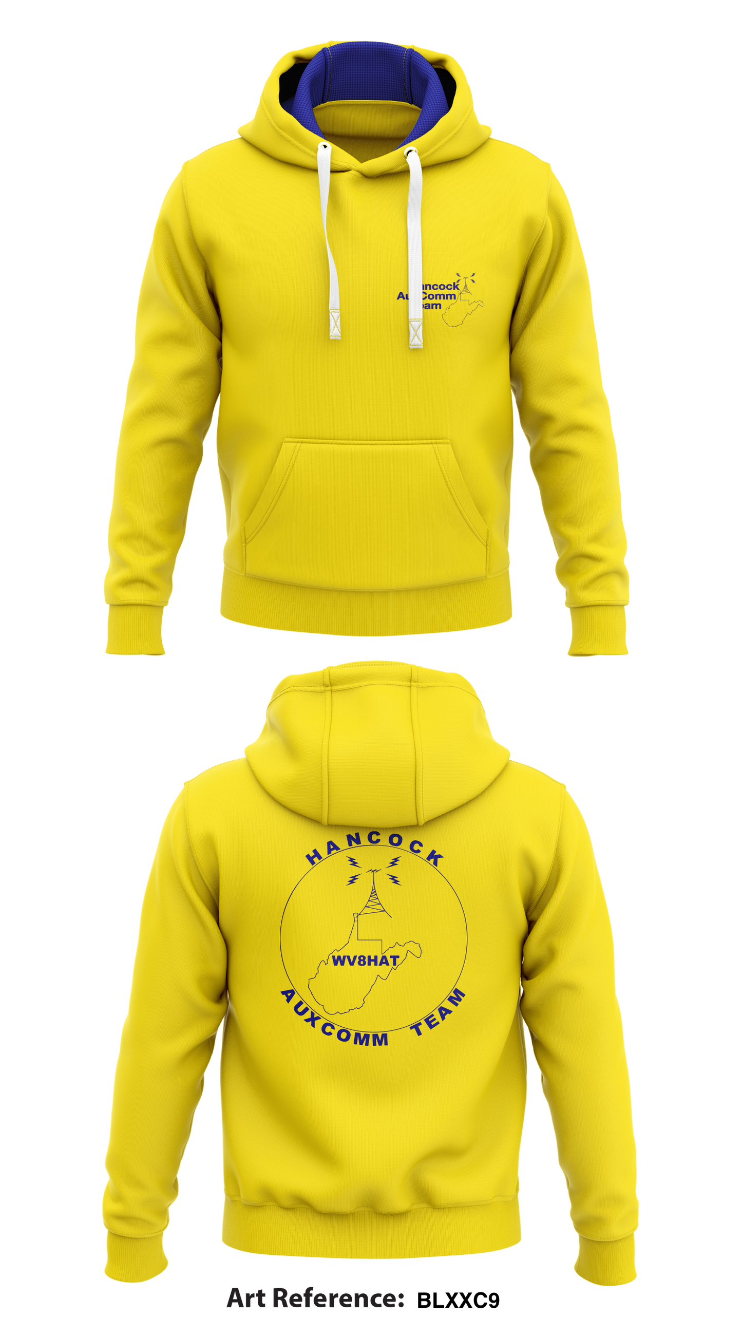 Hancock Auxcomm Team, Inc. Store 1 Core Men's Hooded Performance Sweatshirt - bLXxc9