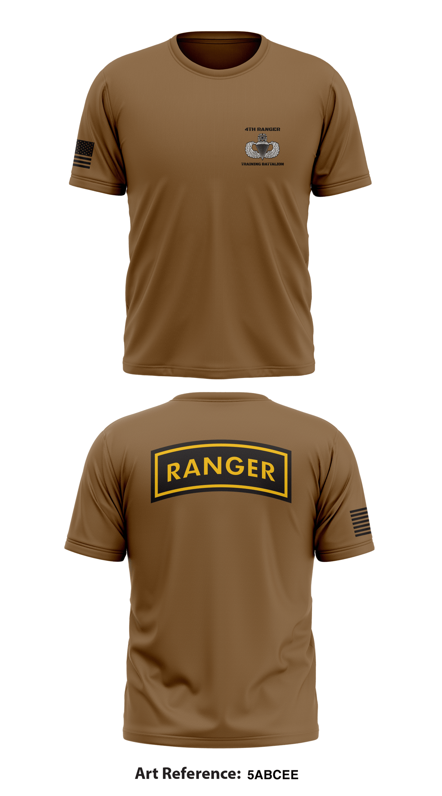 4th Ranger Training Battalion Store 1 Core Men's SS Performance Tee - 5aBceE