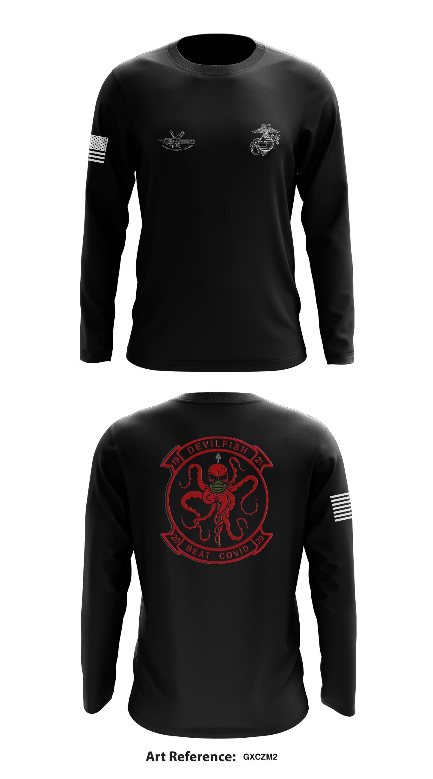MALS-11 Store 1 Core Men's LS Performance Tee - gxCZM2