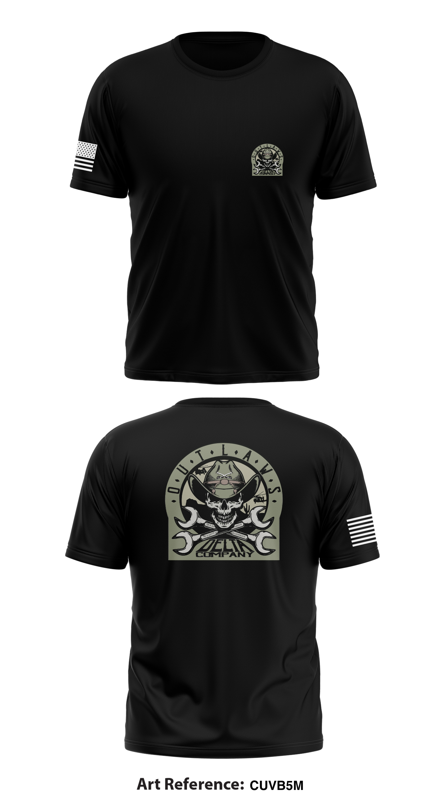 Delta company 2-227 AVN Store 1 Core Men's SS Performance Tee - CuvB5m