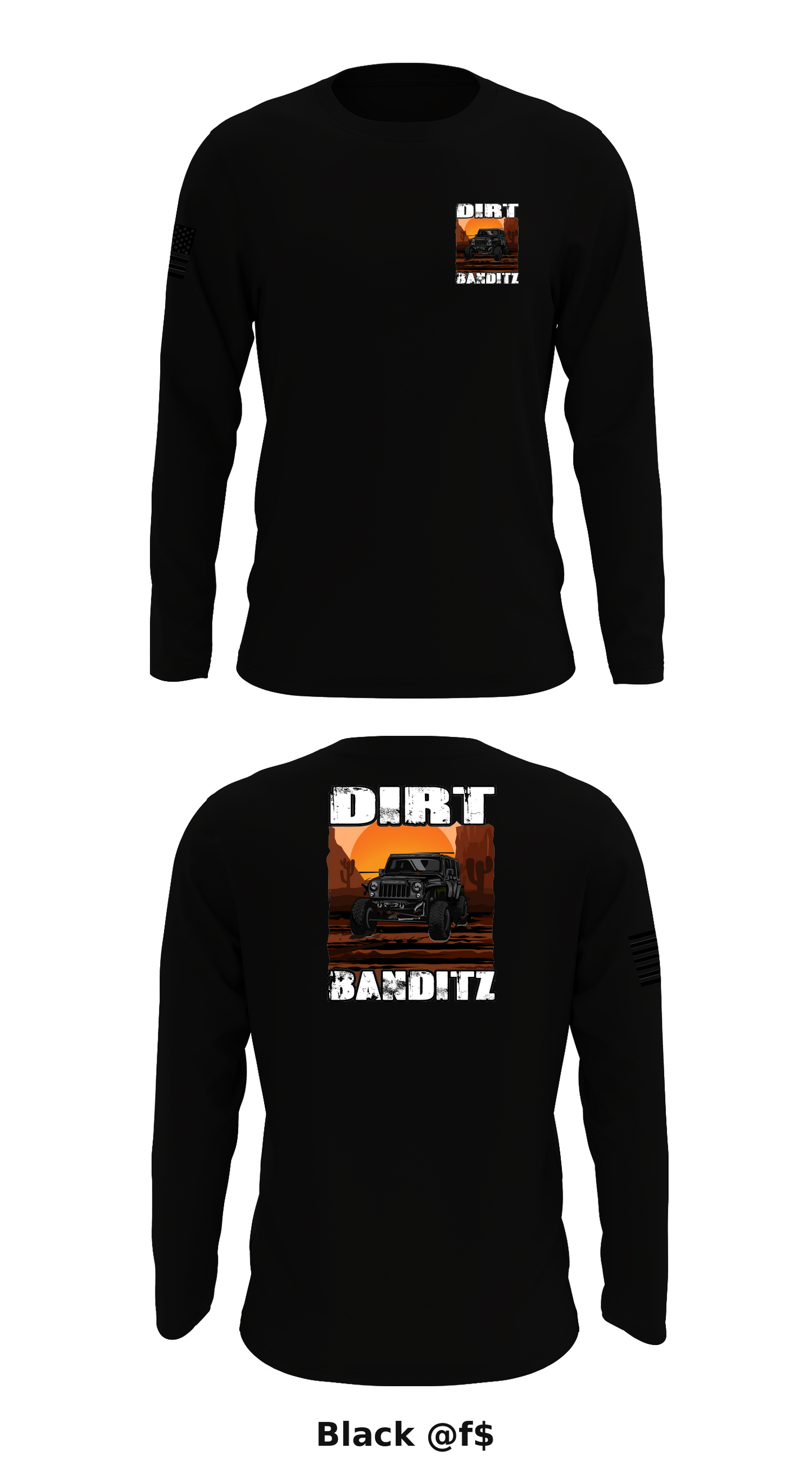 Dirt Banditz Store 1 Core Men's LS Performance Tee - @f$
