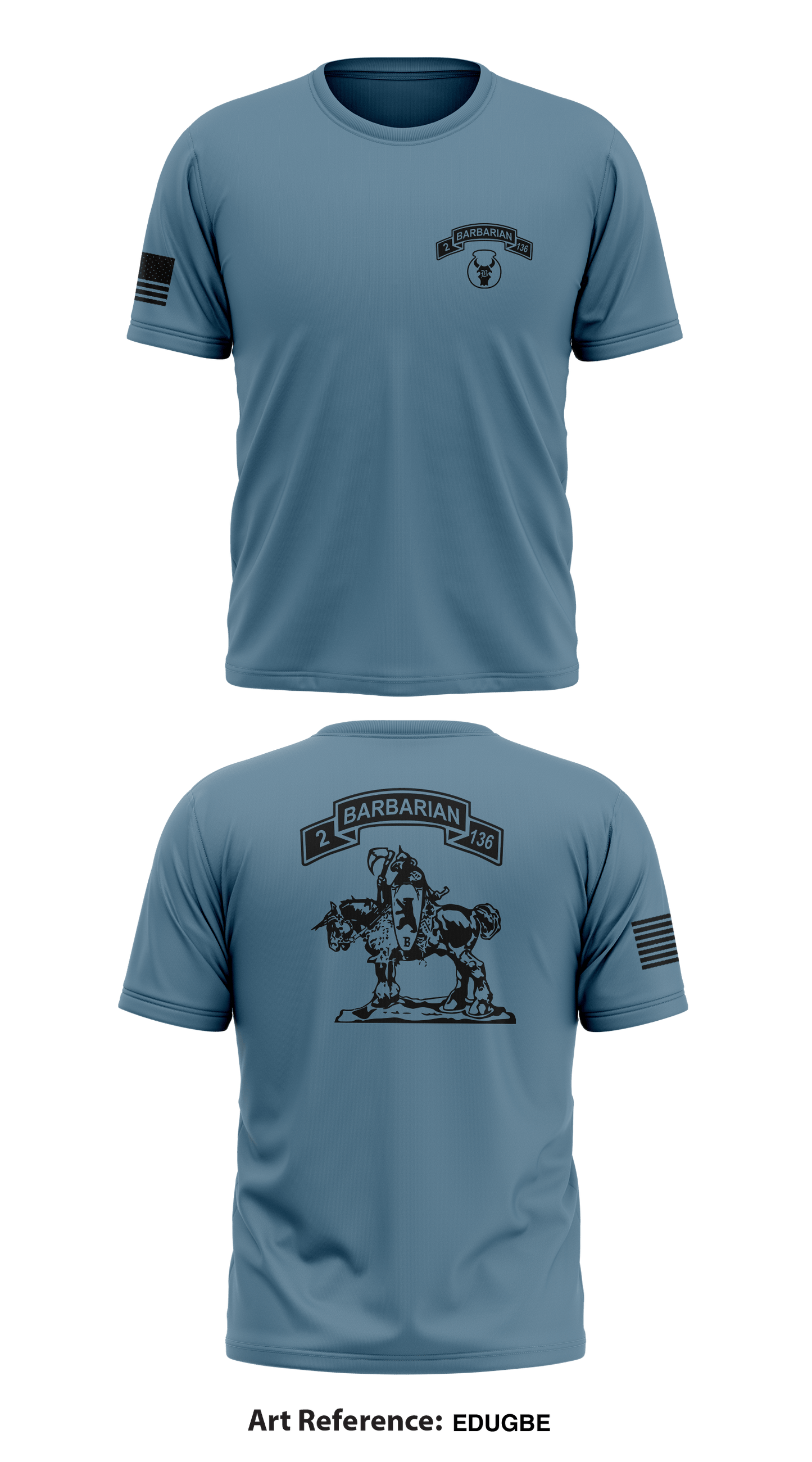 2-136 B Co Store 1 Core Men's SS Performance Tee - edugbe