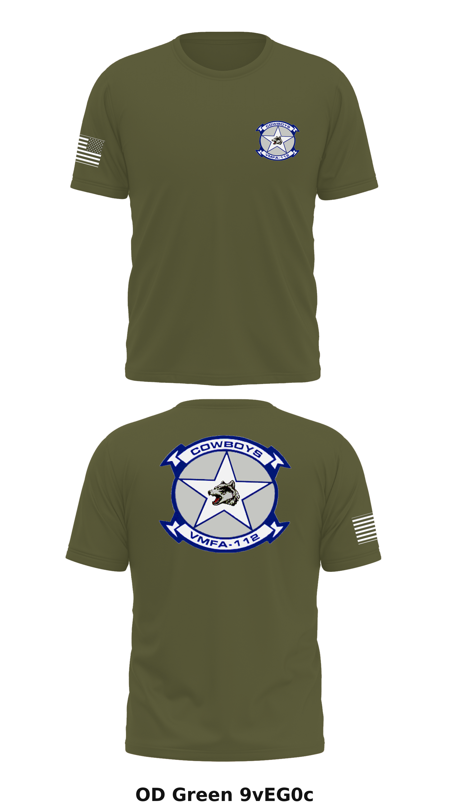 VMFA-112 Store 1 Core Men's SS Performance Tee - 9vEG0c
