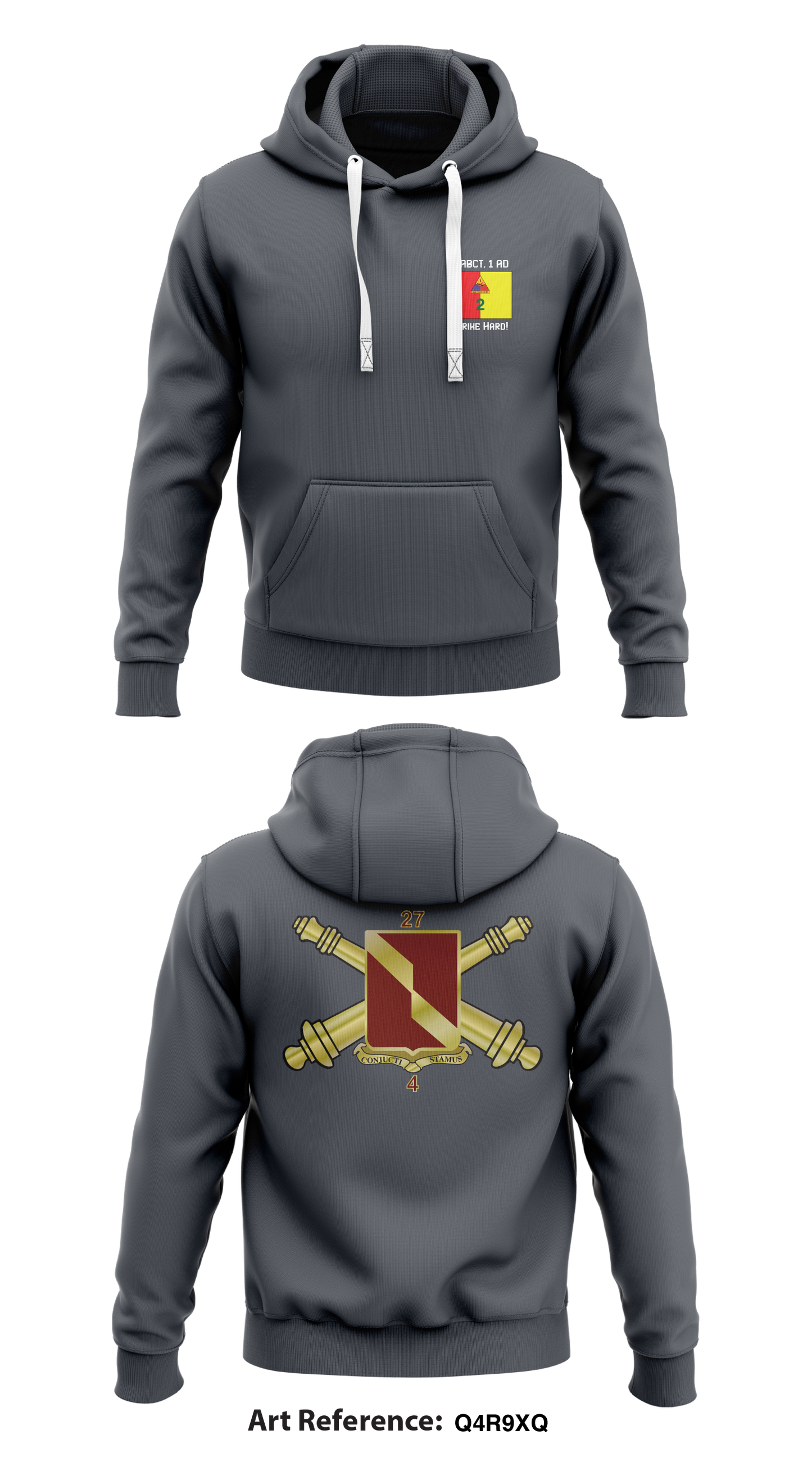 4/27 FA Store 1 Core Men's Hooded Performance Sweatshirt - q4r9Xq