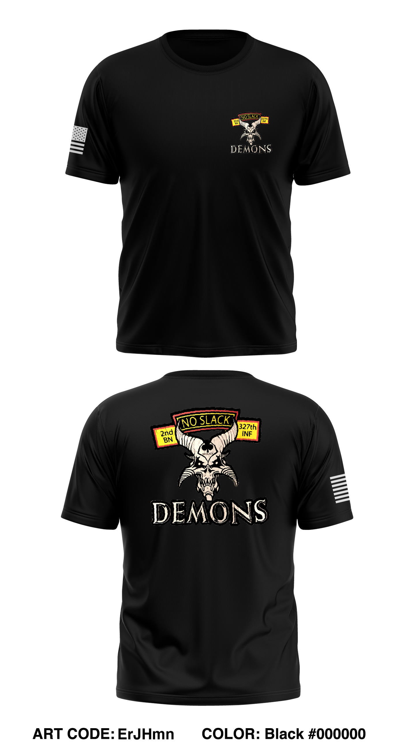D Co 2BN, 327th INF Store 1 Core Men's SS Performance Tee - ErJHmn