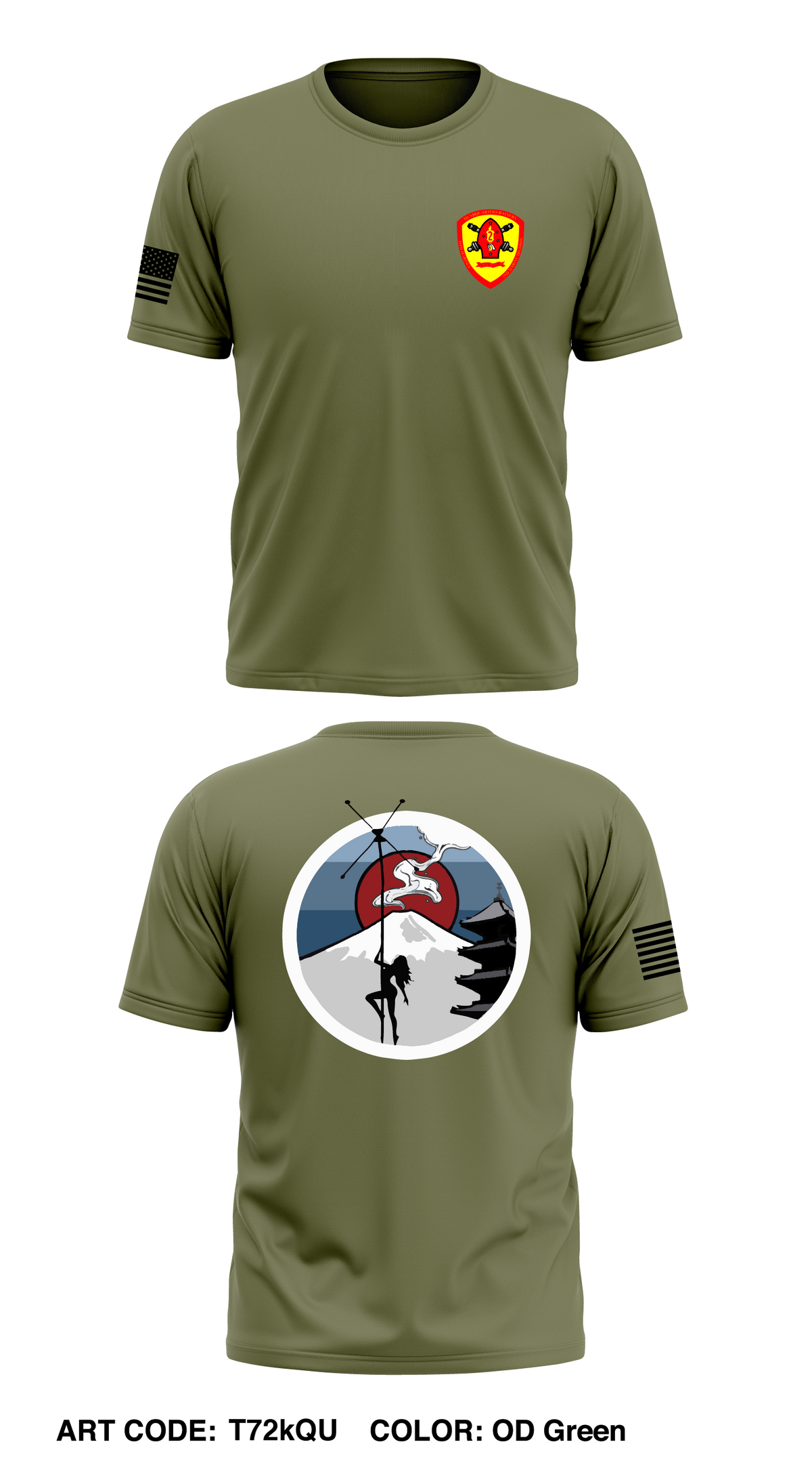 1st Battalion 10th Marines Store 1 Core Men's SS Performance Tee - T72kQU