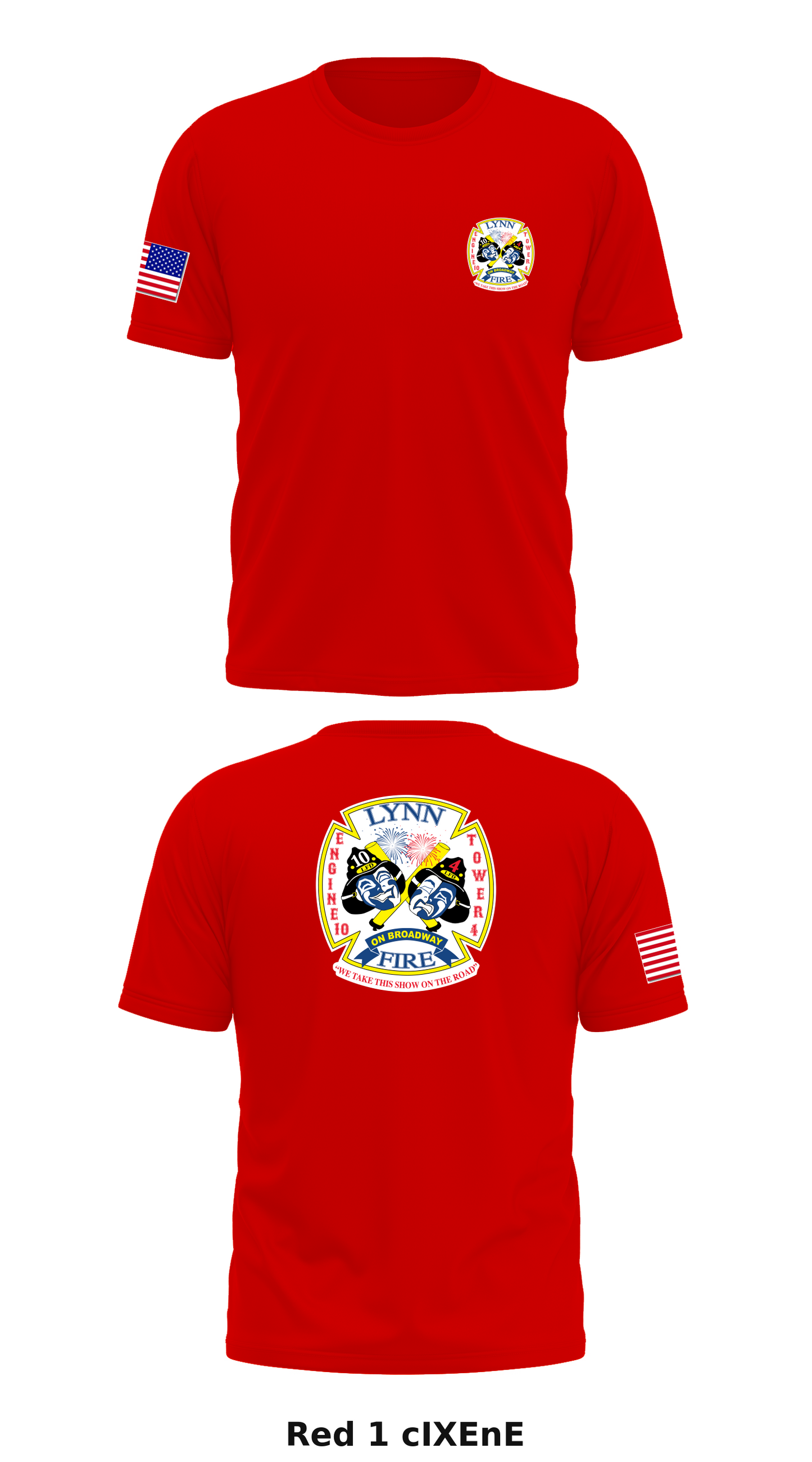 Lynn fire dept Broadway station Store 1 Core Men's SS Performance Tee - cIXEnE