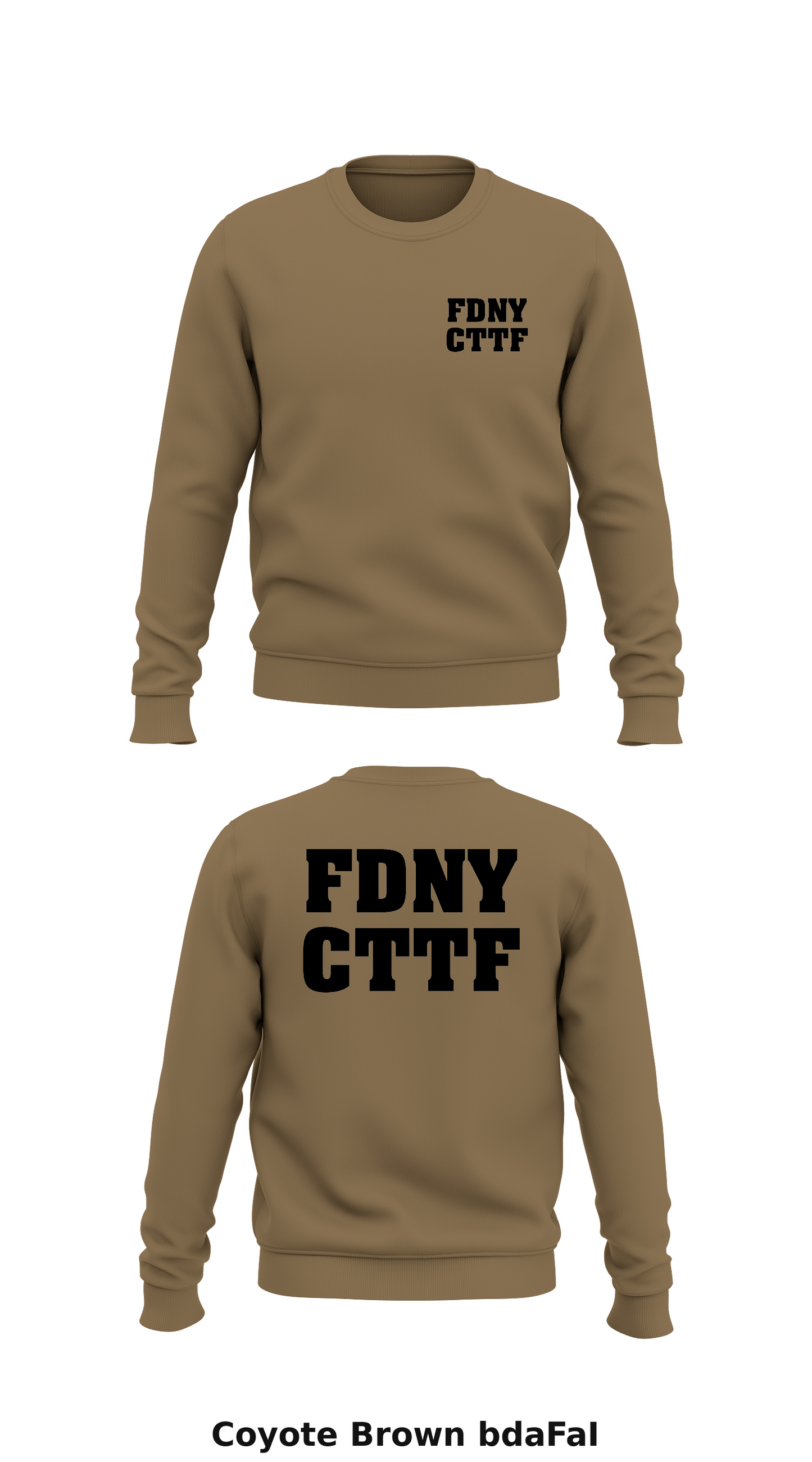 FDNY CTTF Store 1 Core Men's Crewneck Performance Sweatshirt - bdaFaI