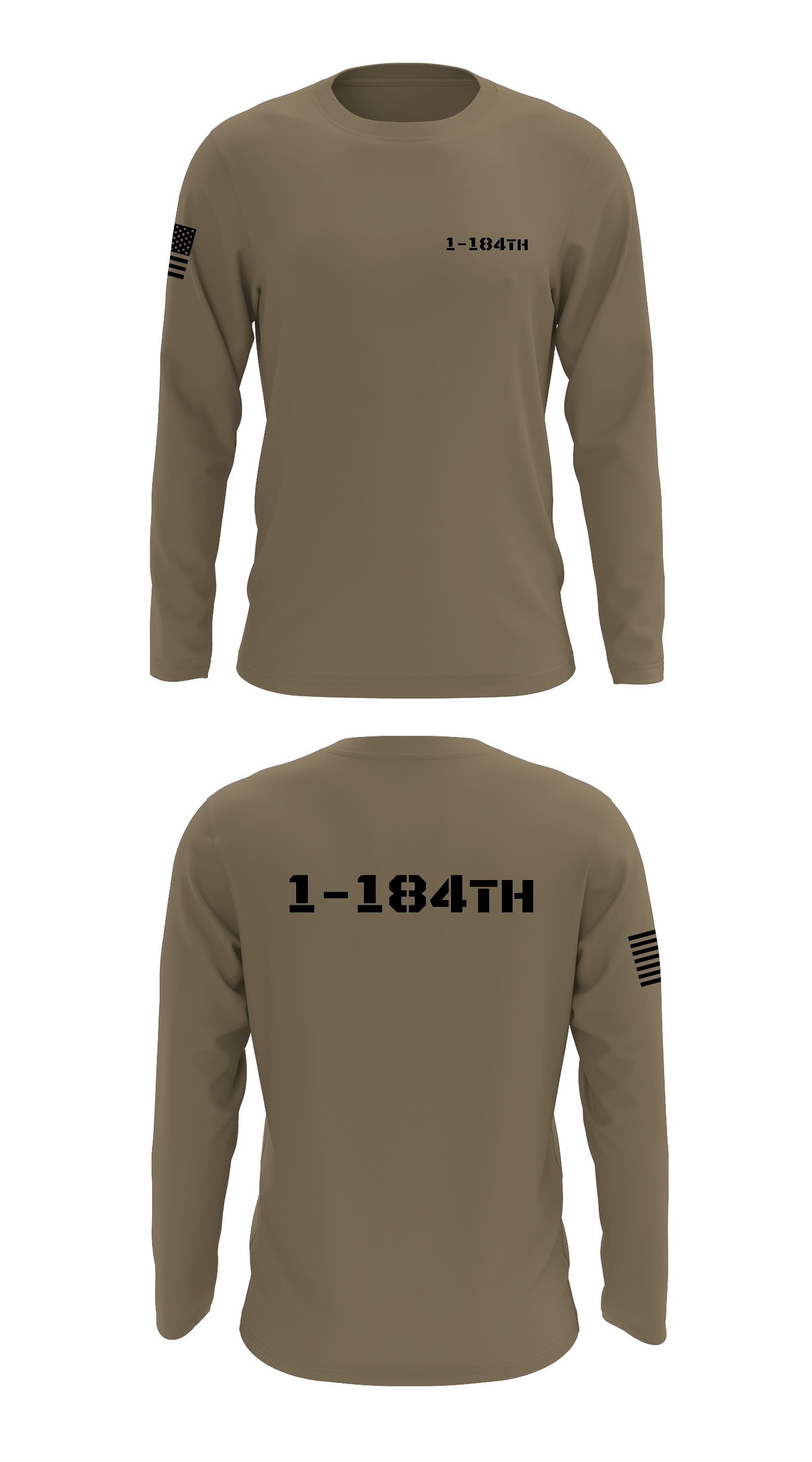 1-184th Store 1 Core Men's LS Performance Tee - 42098006722