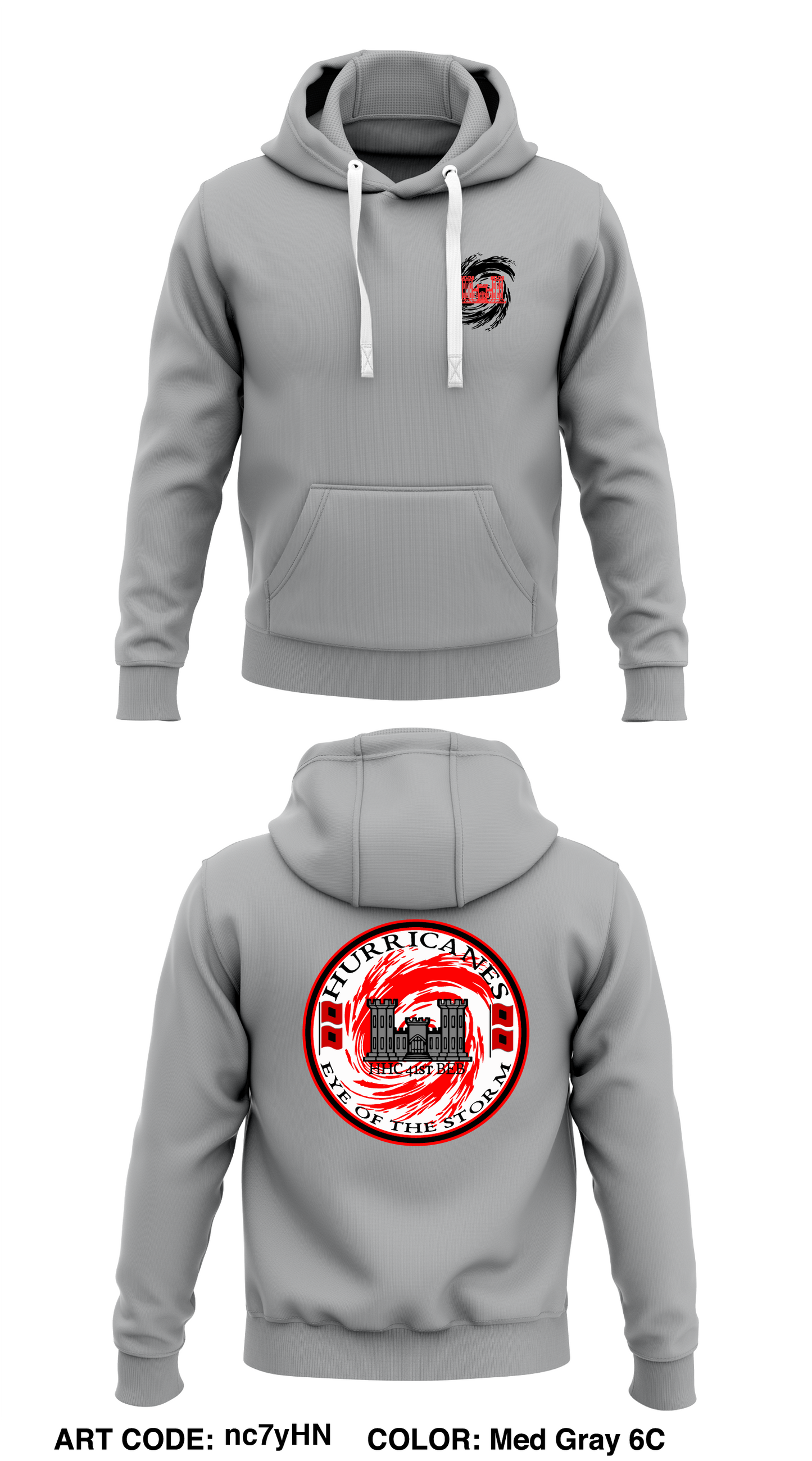 HHC 41st BEB Store 1 Core Men's Hooded Performance Sweatshirt - nc7yHN