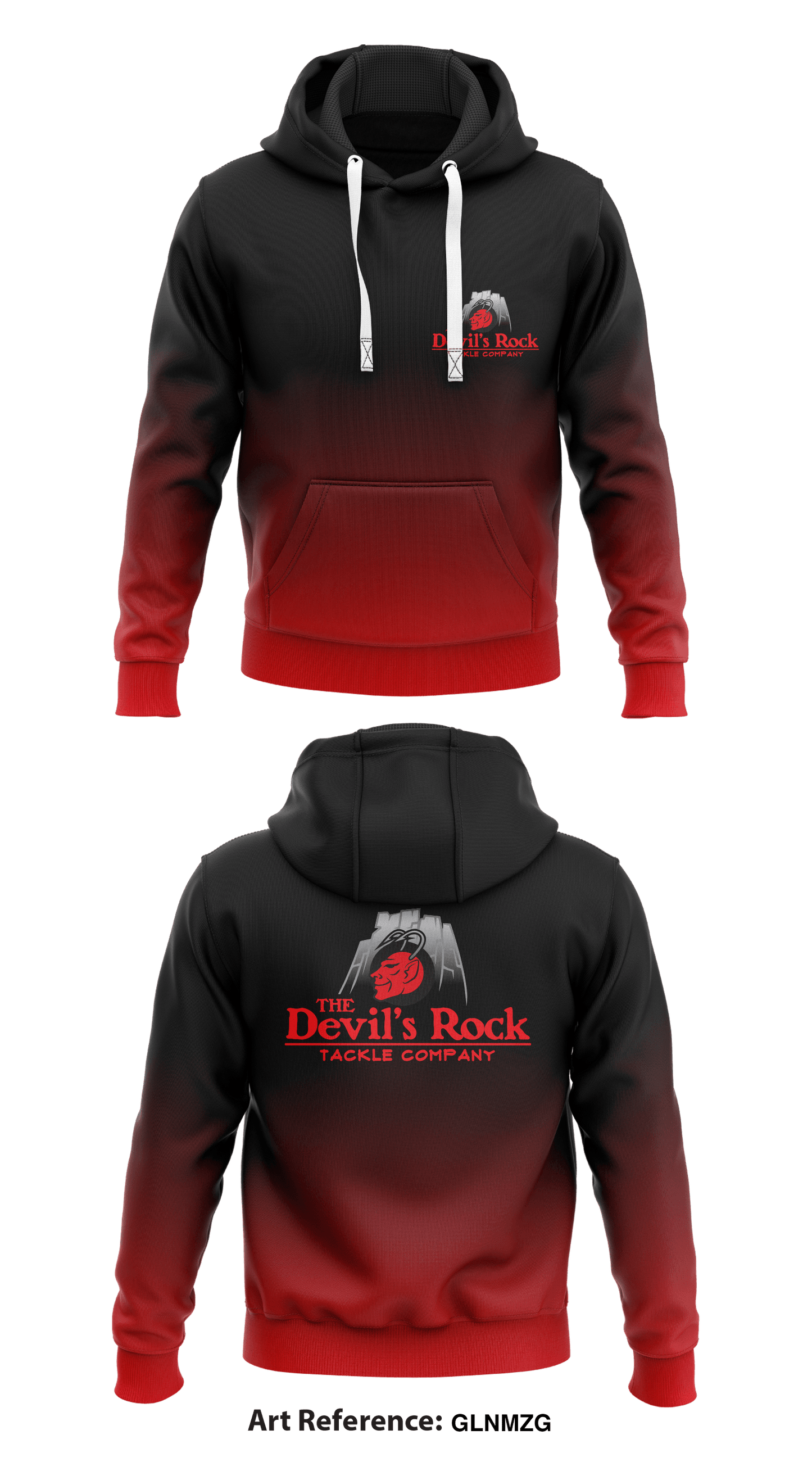The Devil's Rock Tackle Company Store 1 Core Men's Hooded Performance Sweatshirt - gLnMzg