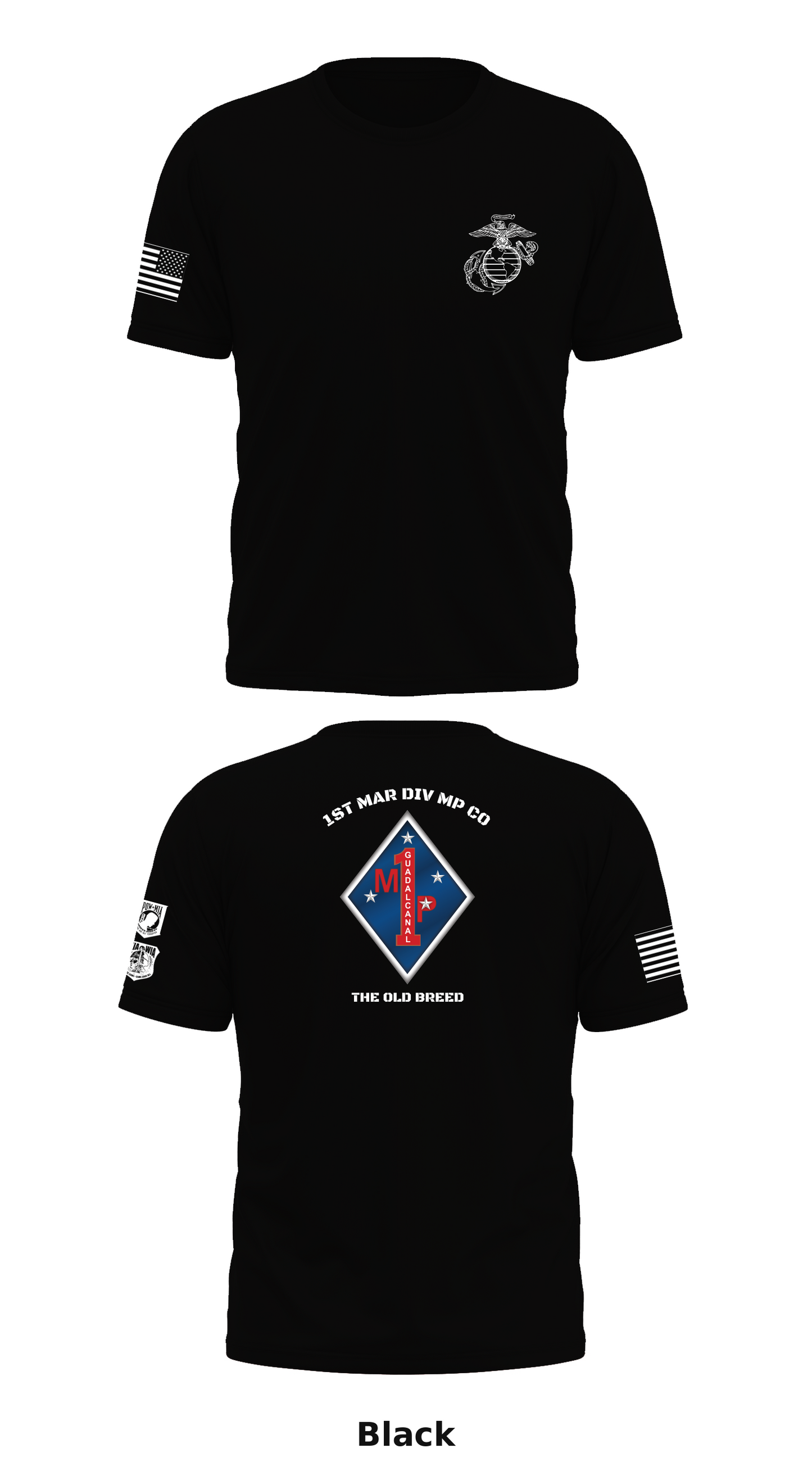 1st MAR DIV MP CO Store 1 Core Men's SS Performance Tee - 32405374670