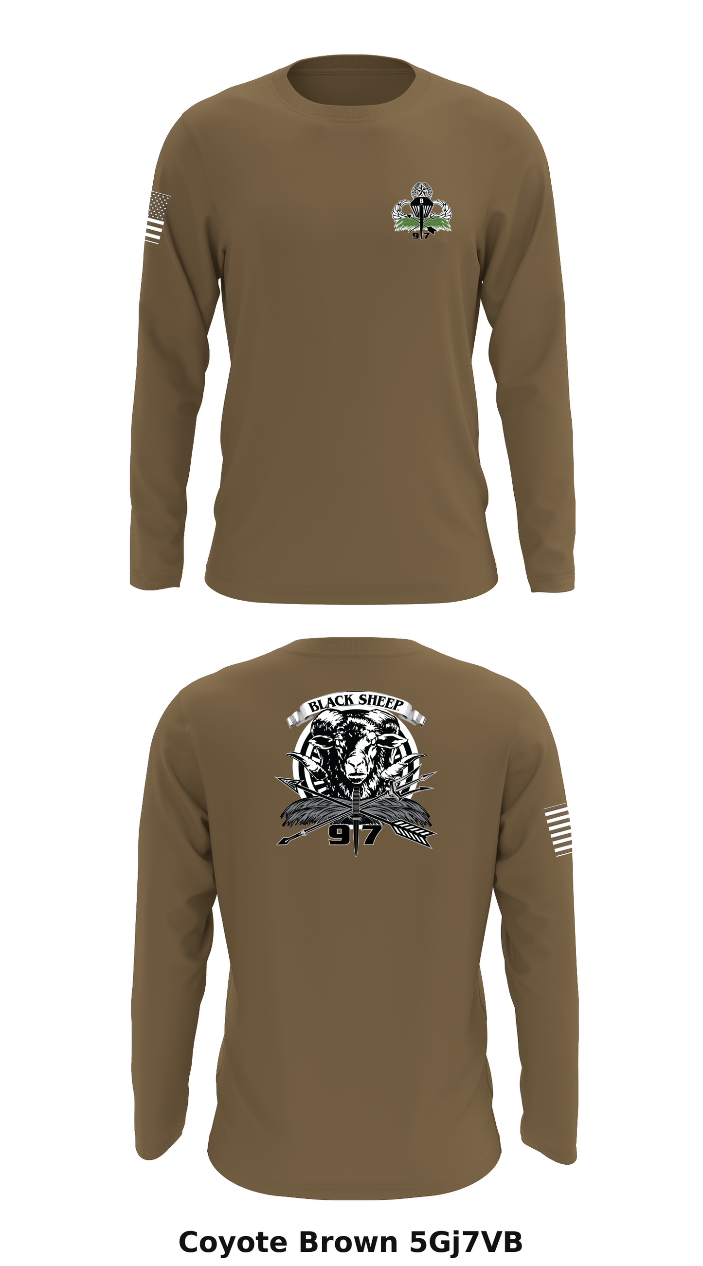 B/97th Civil Affairs Battalion Store 1 Core Men's LS Performance Tee - 5Gj7VB