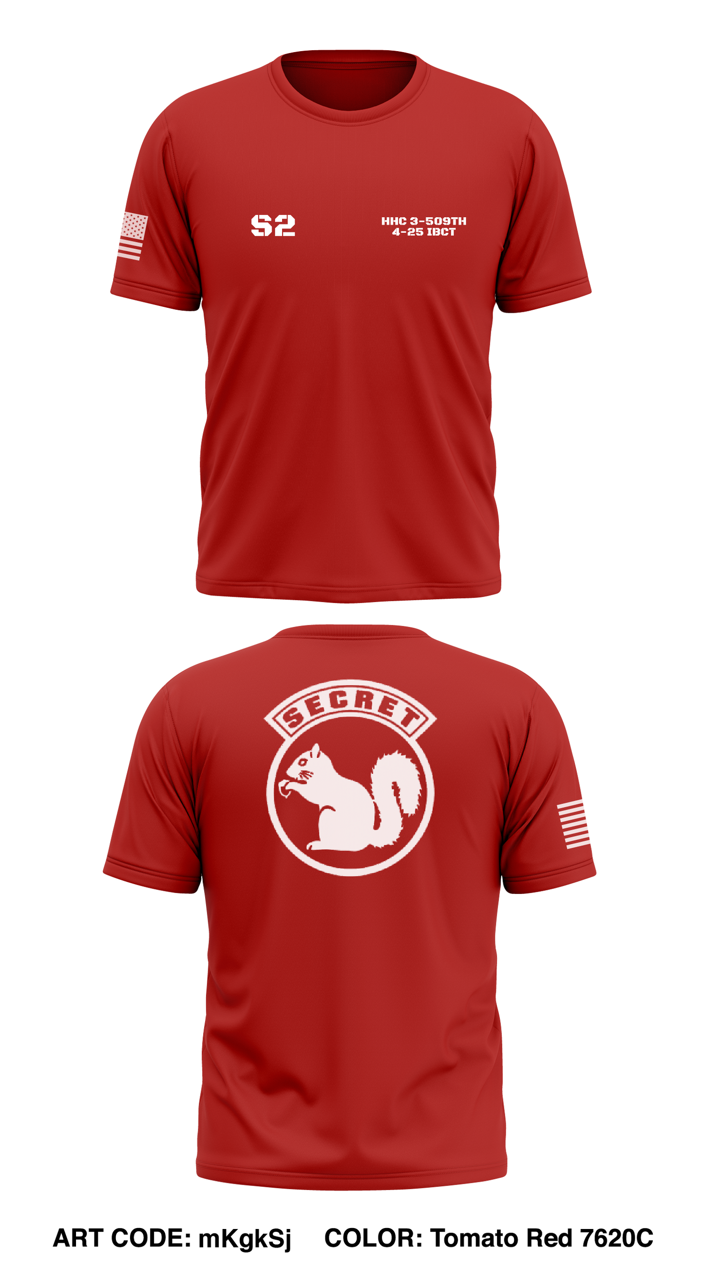 S2 HHC, 3-509th PIR Store 1 Core Men's SS Performance Tee - mKgkSj