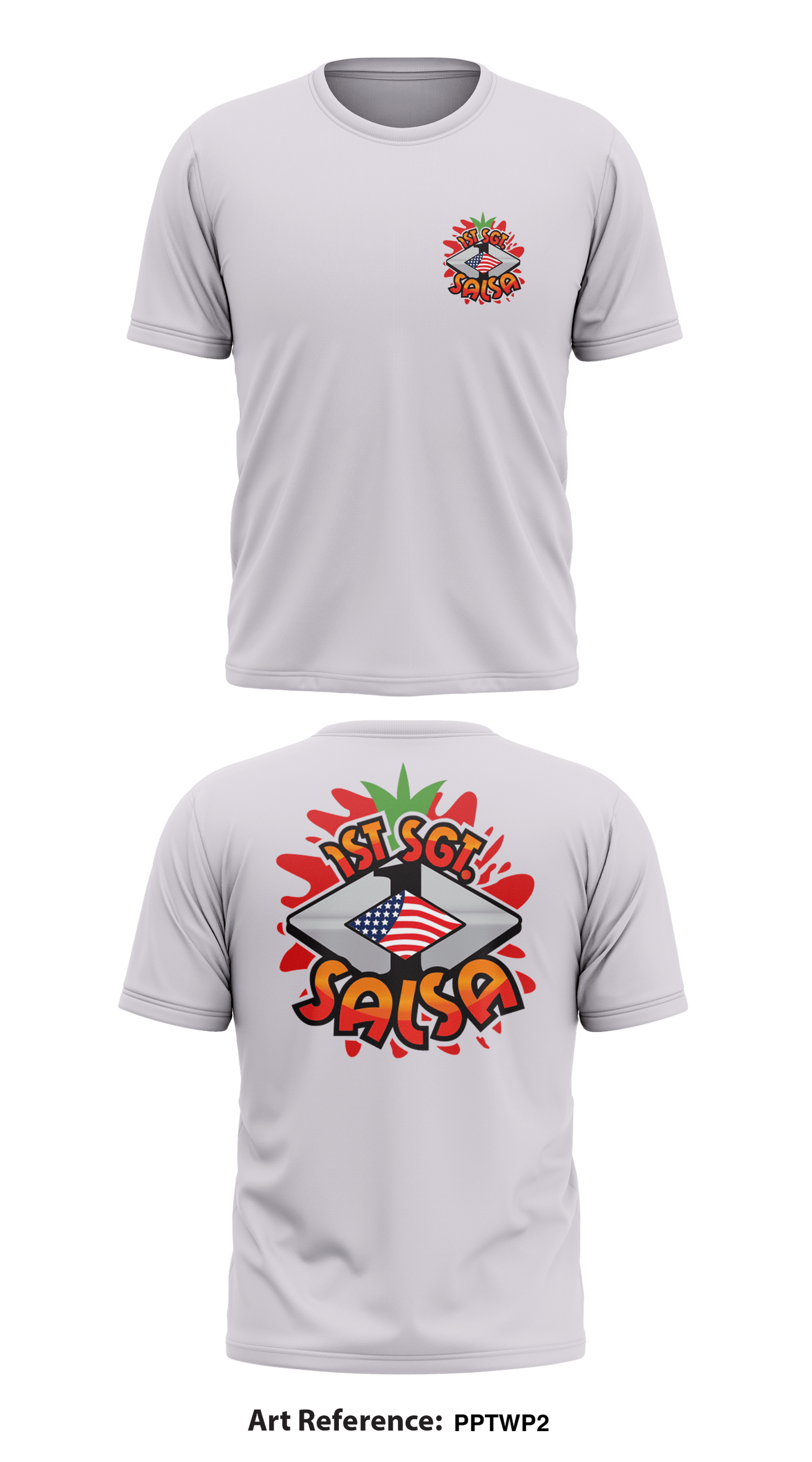 1st Sgt Salsa, LLC Store 1 Core Men's SS Performance Tee - PptWP2