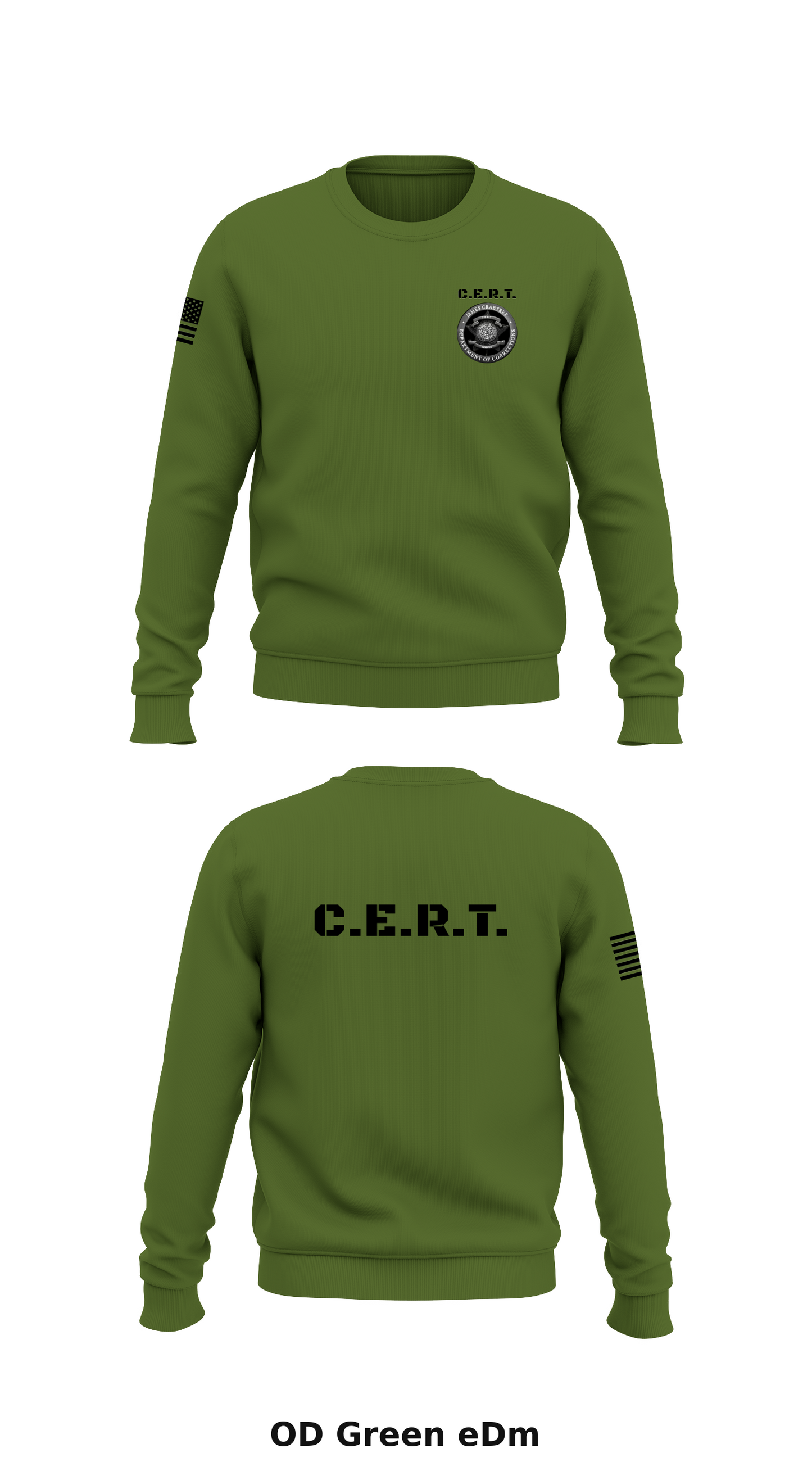 C.E.R.T. Store 1 Core Men's Crewneck Performance Sweatshirt - eDm