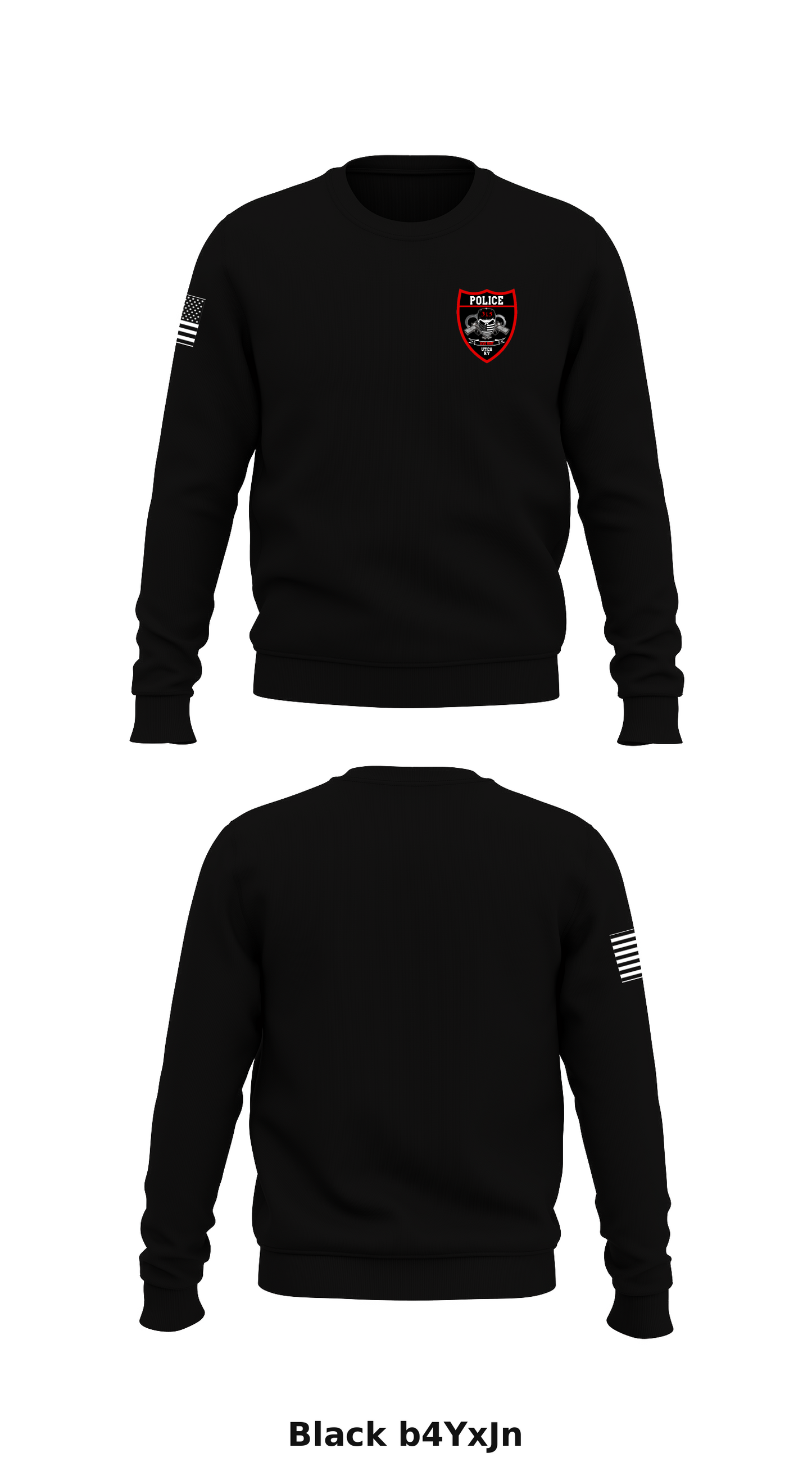 GIVE Unit Store 1 Core Men's Crewneck Performance Sweatshirt - b4YxJn
