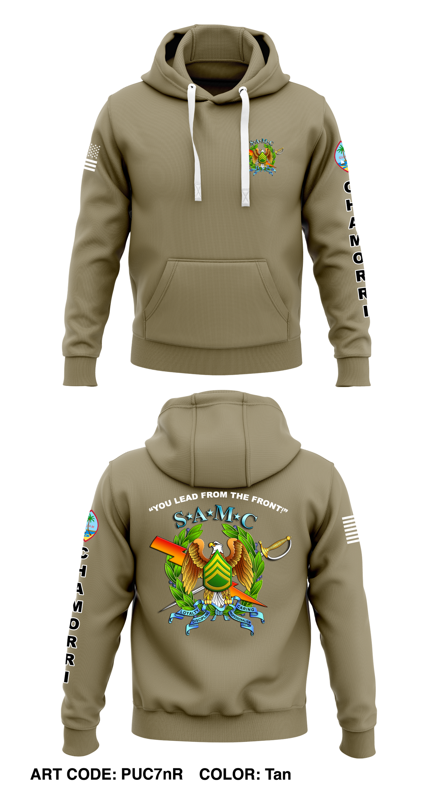 Guam SAMC Store 1 Core Men's Hooded Performance Sweatshirt - PUC7nR