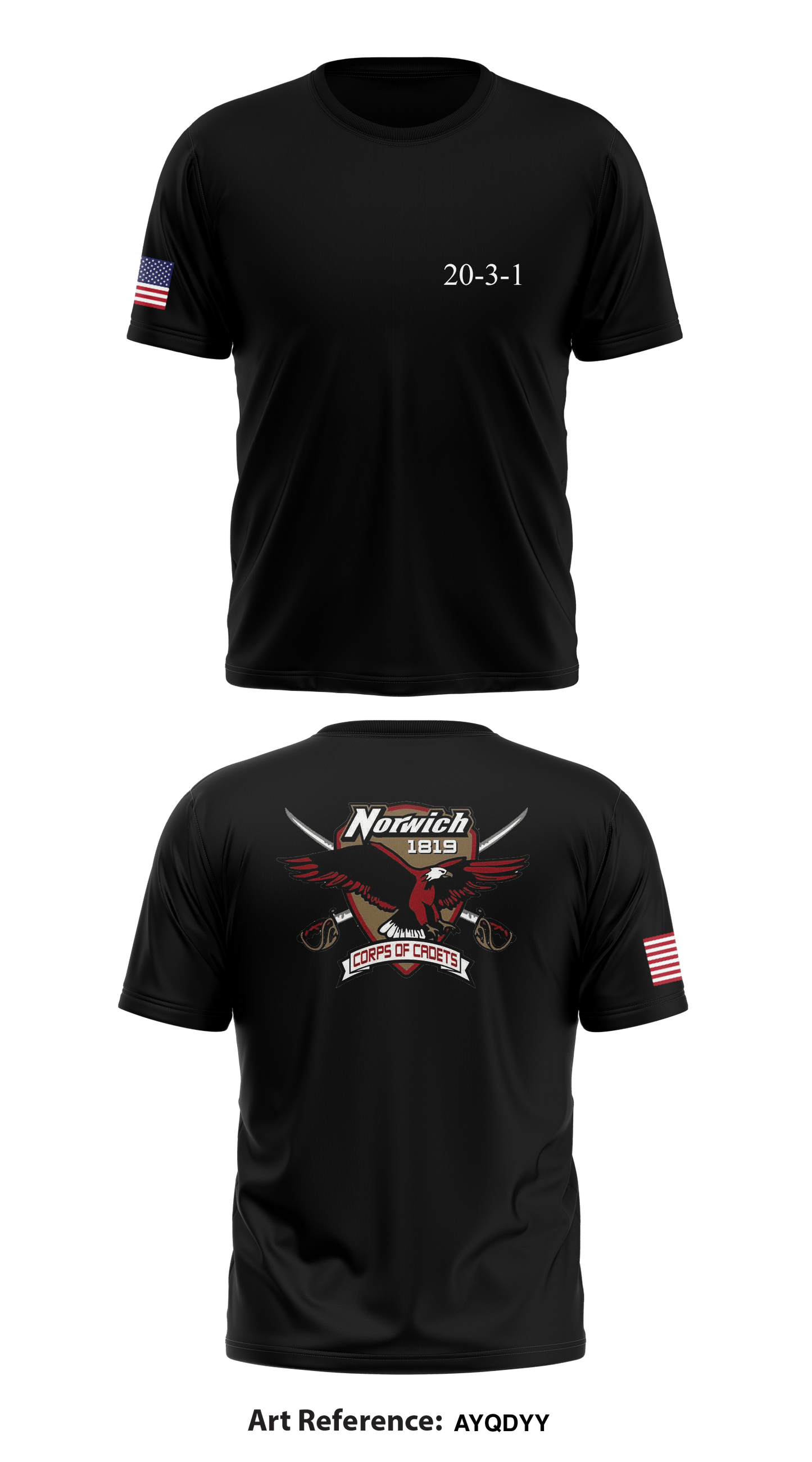 20-3-1 Store 1 Core Men's SS Performance Tee - AYqDYY