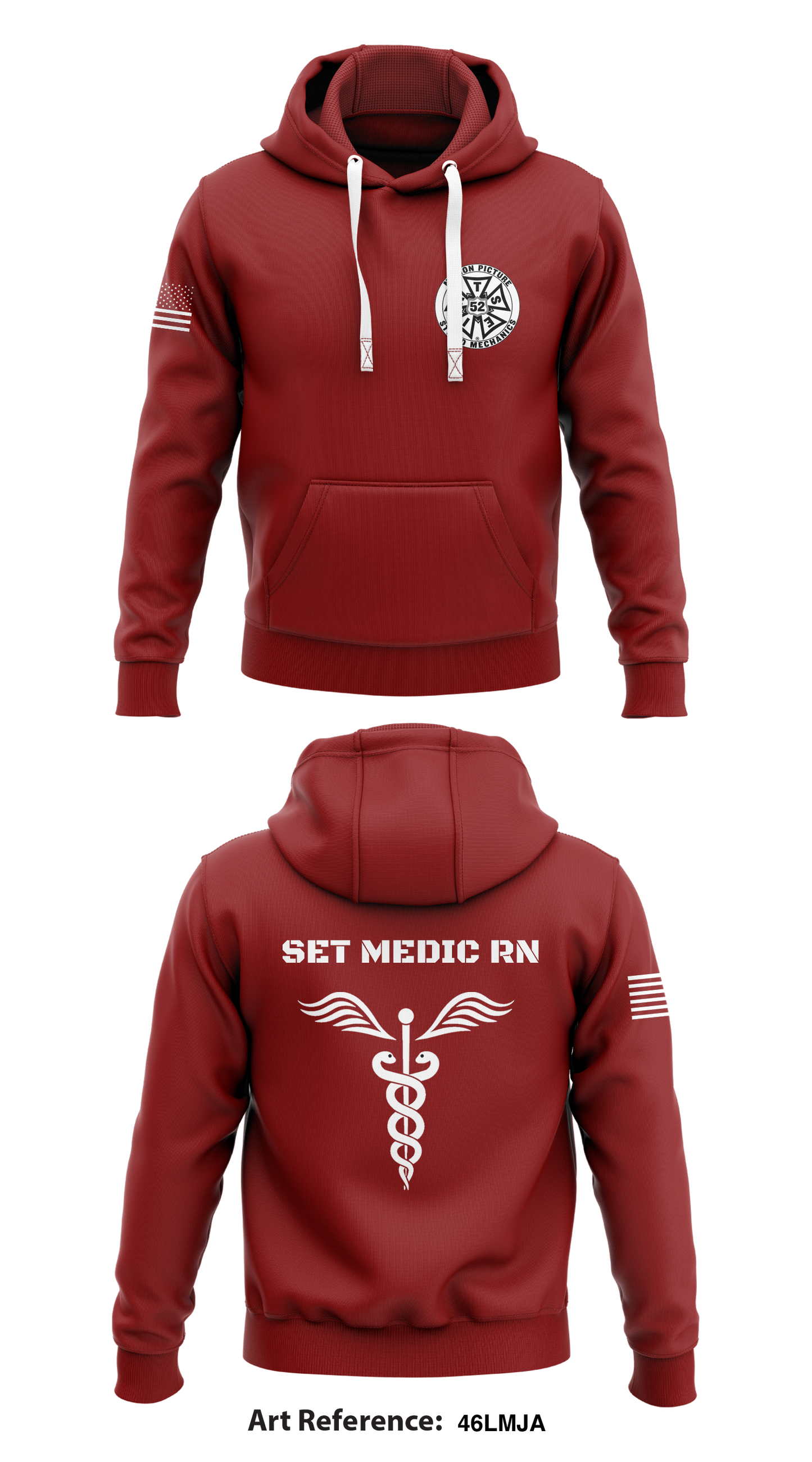Local 52 Core Men's Hooded Performance Sweatshirt - 46LMja