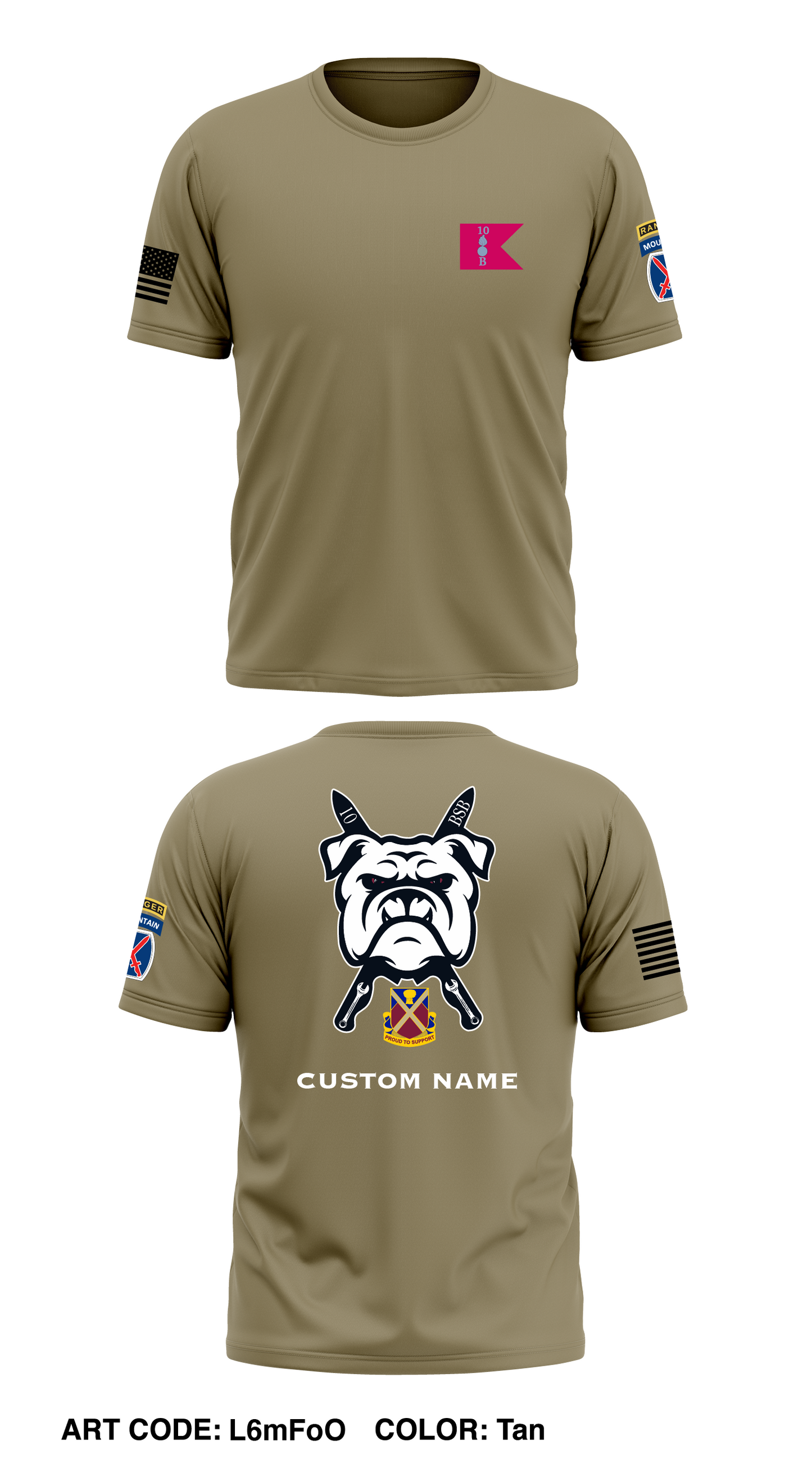 B CO, 10TH BSB, 1 BCT STORE 1 Core Men's SS Performance Tee - L6mFoO