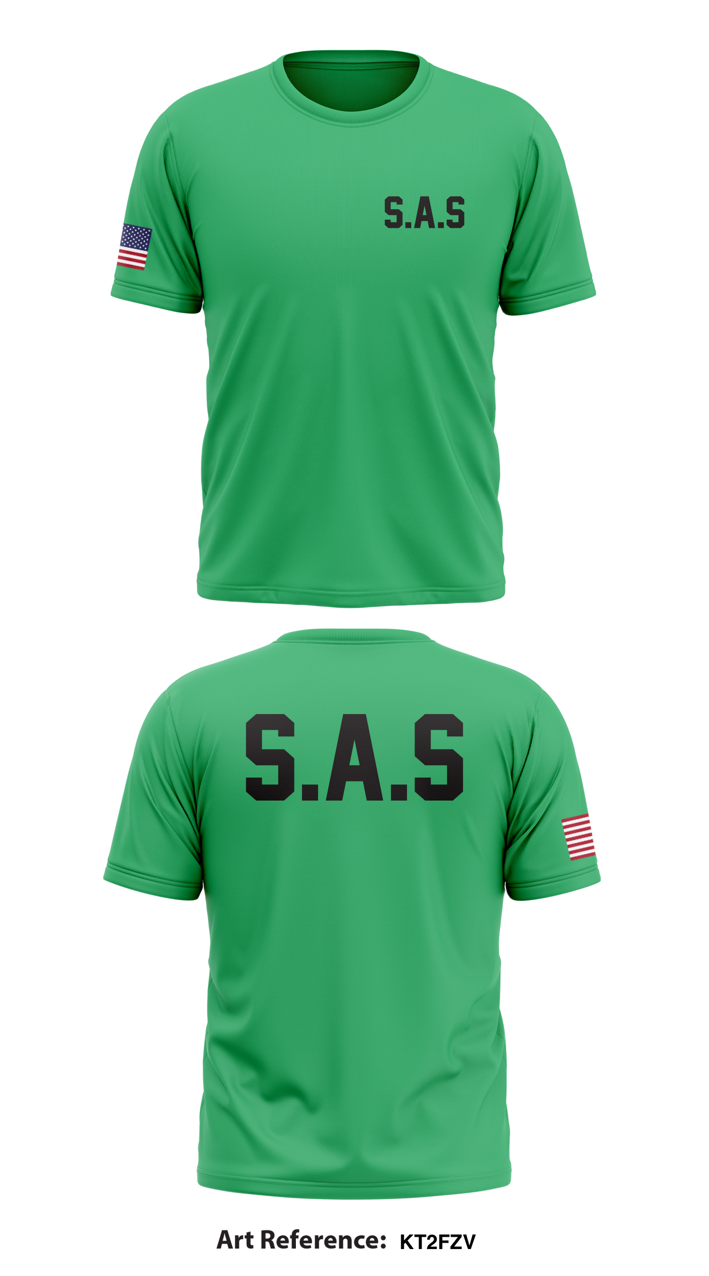 S.A.S Store 1 Core Men's SS Performance Tee - KT2FZv