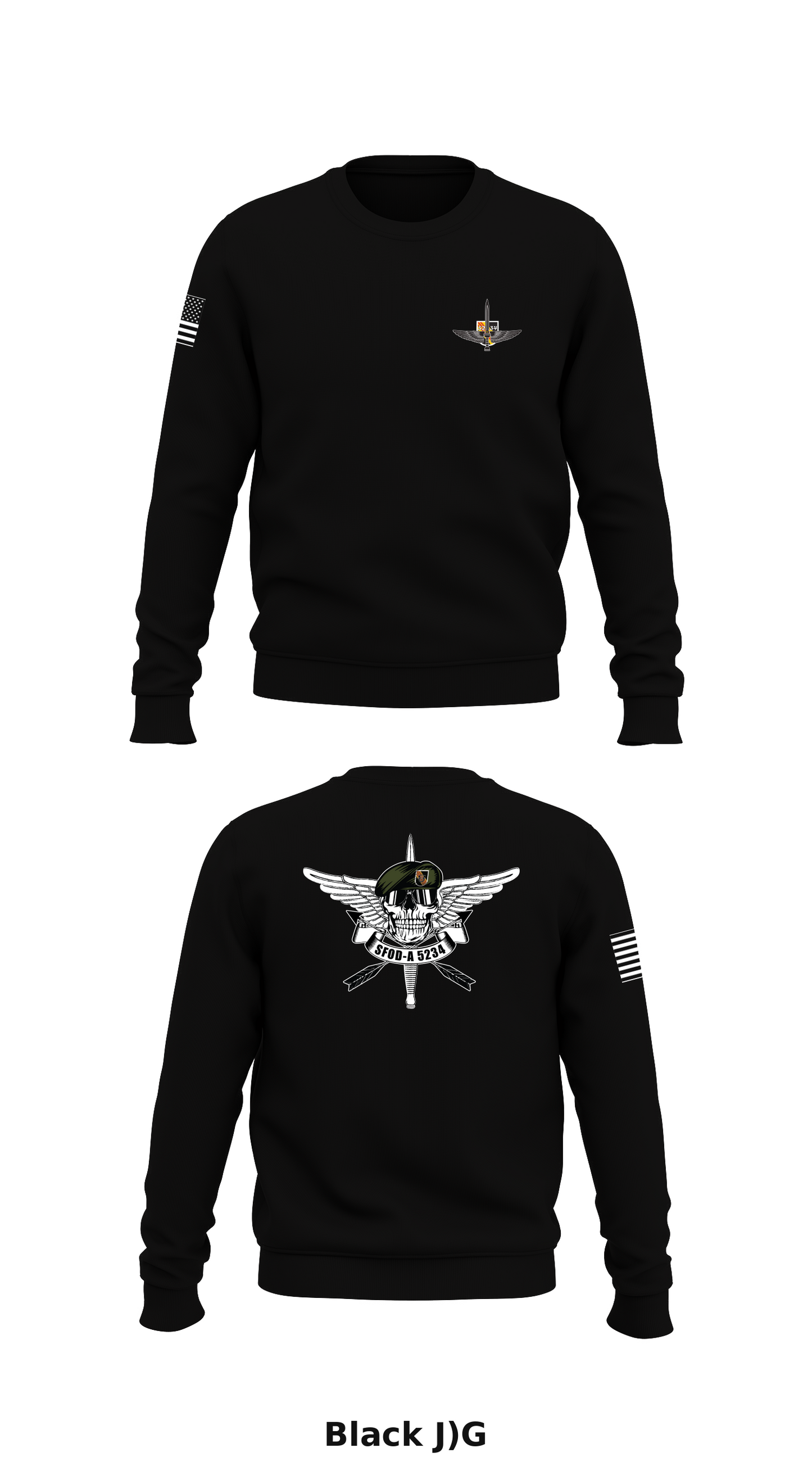 ODA 5234 Store 1 Core Men's Crewneck Performance Sweatshirt - J)G