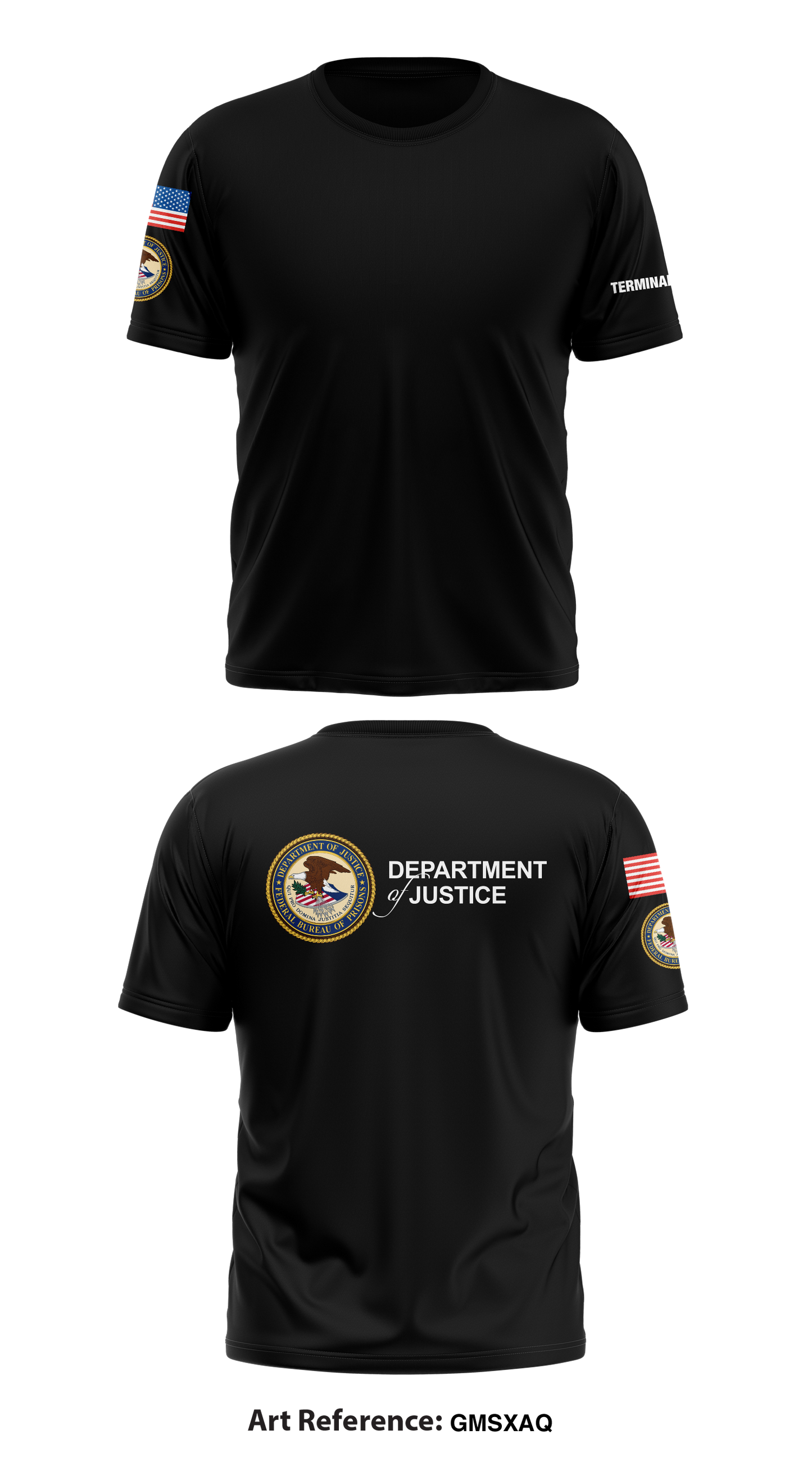Department of Justice Store 1 Core Men's SS Performance Tee - GmsxAq