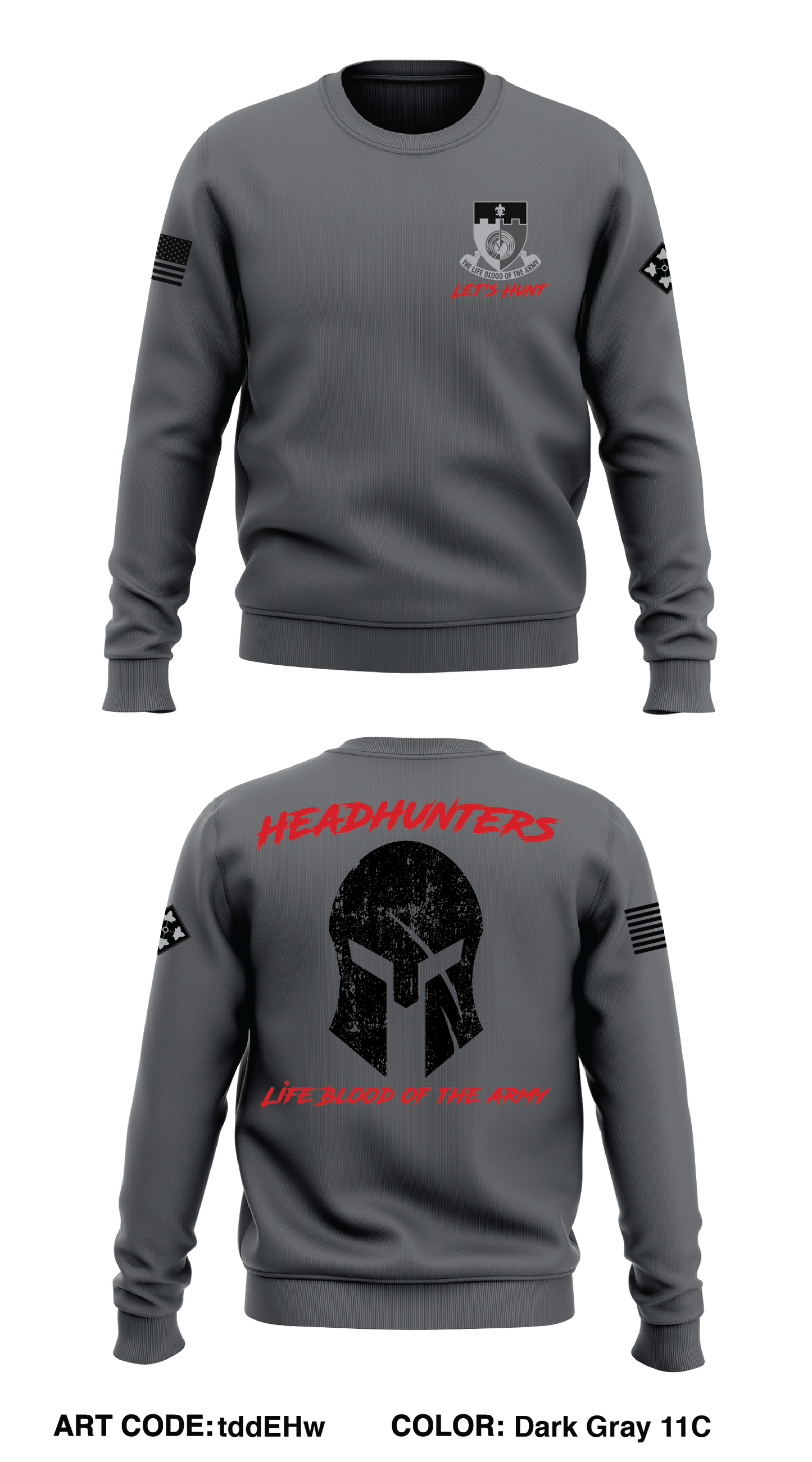 HHC, 64BSB, 3ABCT Store 1 Core Men's Crewneck Performance Sweatshirt - tddEHw
