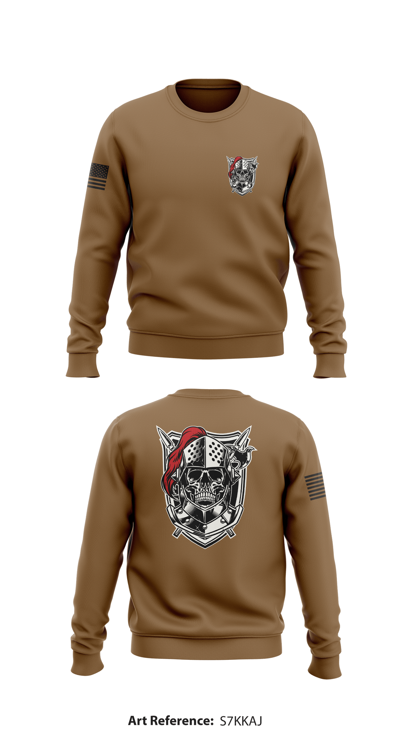 3-61 Cav Store 1 Core Men's Crewneck Performance Sweatshirt - S7Kkaj
