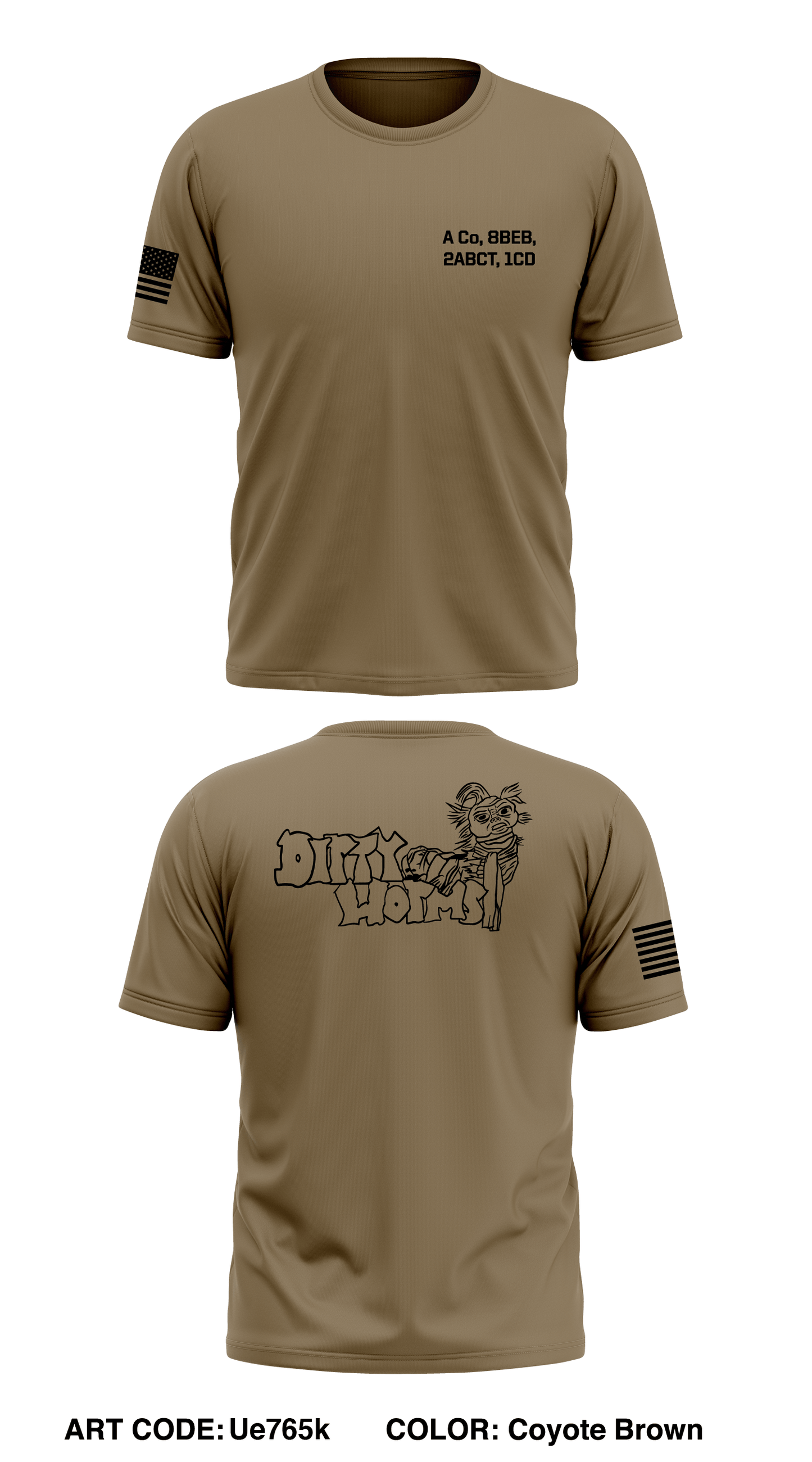 1st PLT, A CO, 8BEB, 2ABCT, 1CD Store 1 Core Men's SS Performance Tee - Ue765k