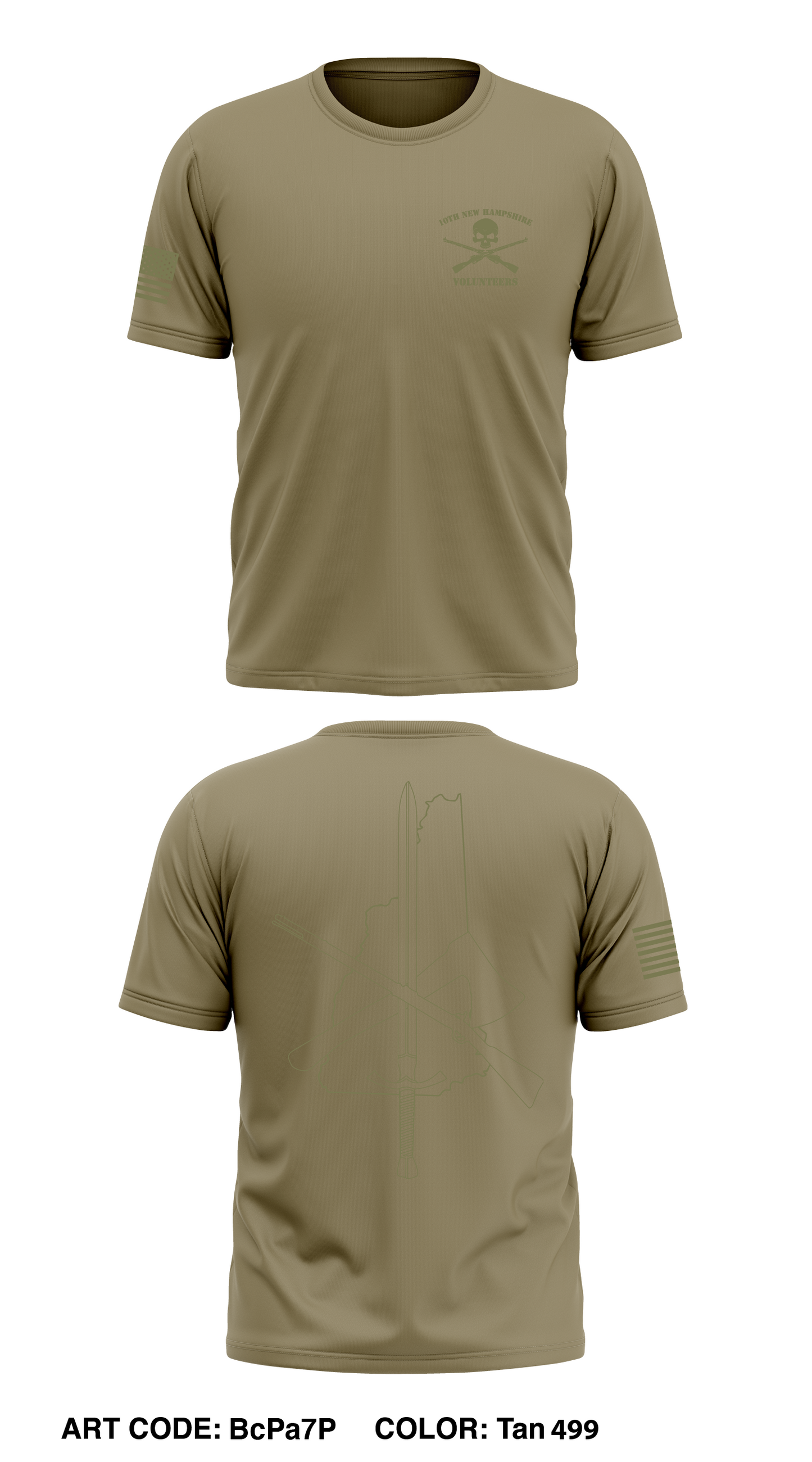 10th New Hampshire Volunteers Store 1 Core Men's SS Performance Tee - BcPa7P