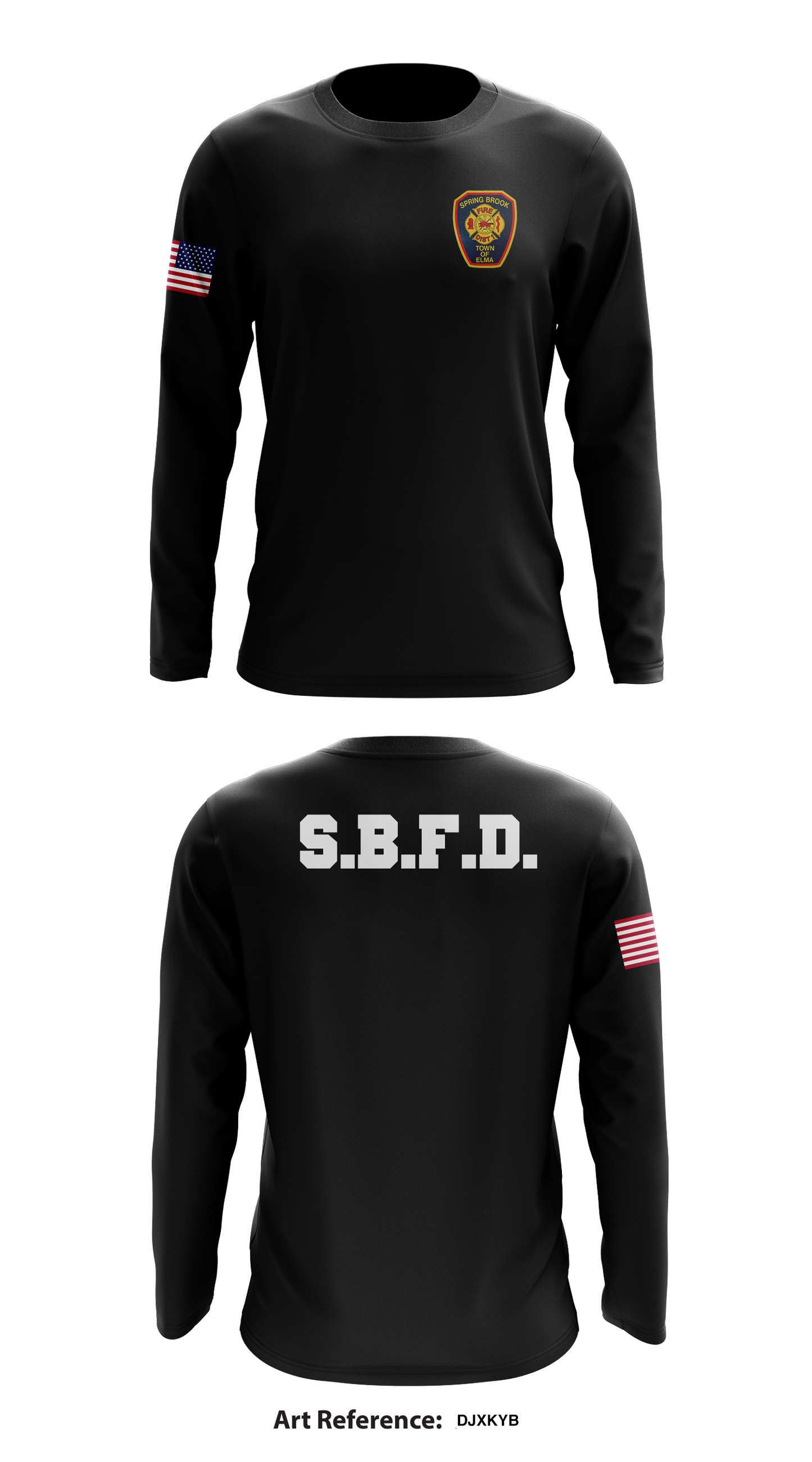 Spring Brook Fire Dist Store 1 Core Men's LS Performance Tee - djxkYb