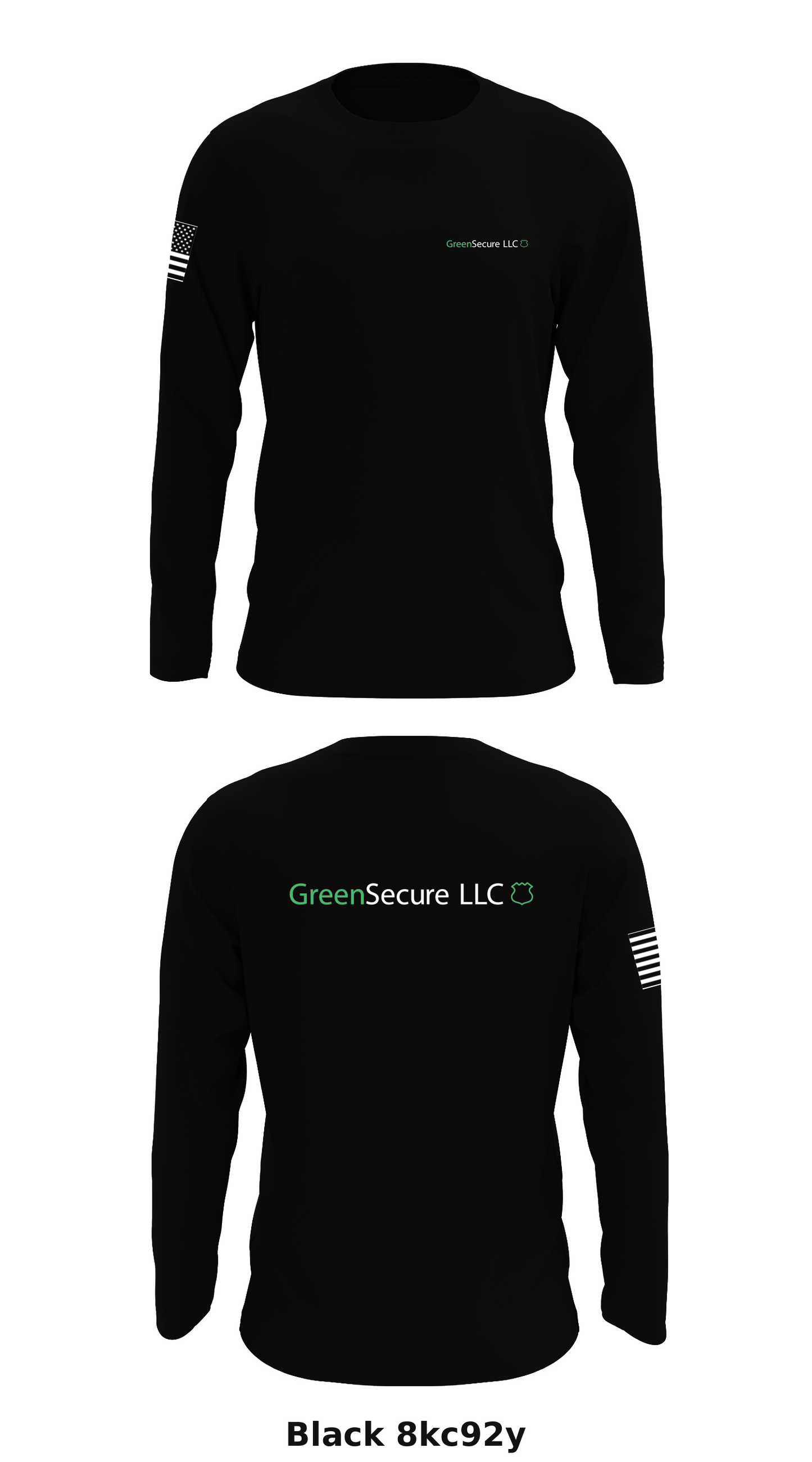 GreenSecure Store 1 Core Men's LS Performance Tee - 8kc92y