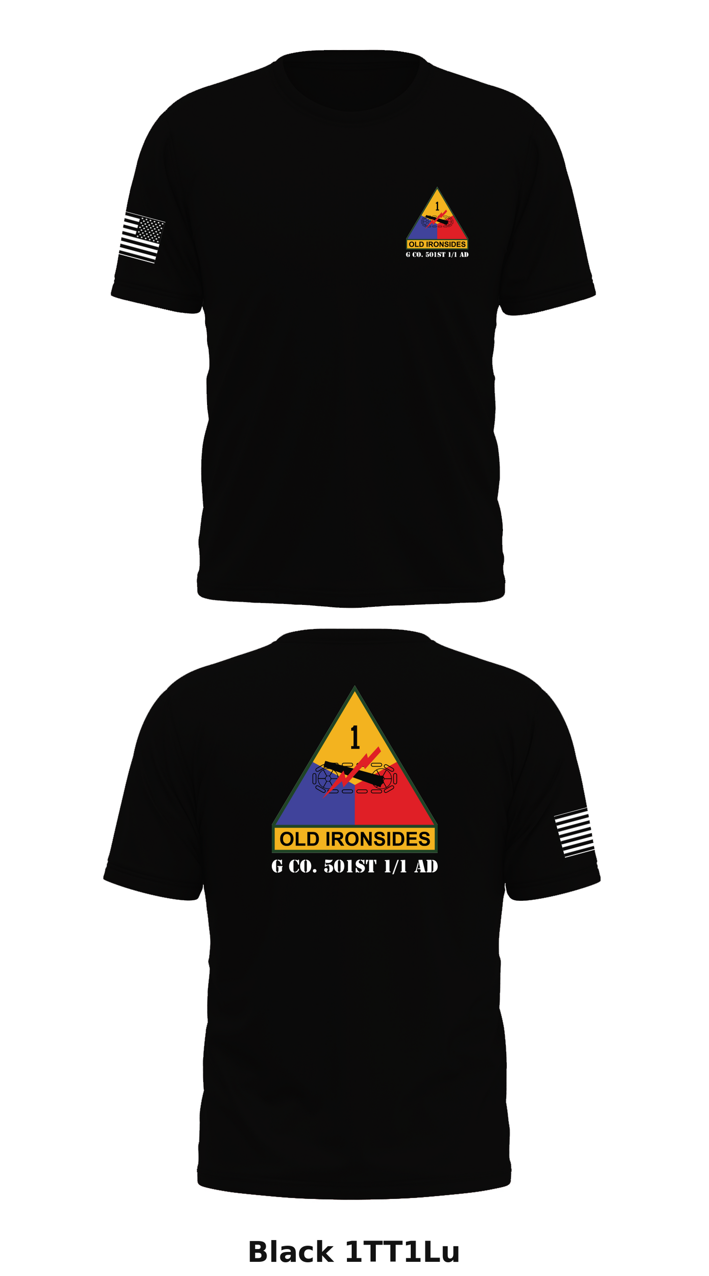 G Co. 501st 1/1 AD Store 1 Core Men's SS Performance Tee - 1TT1Lu