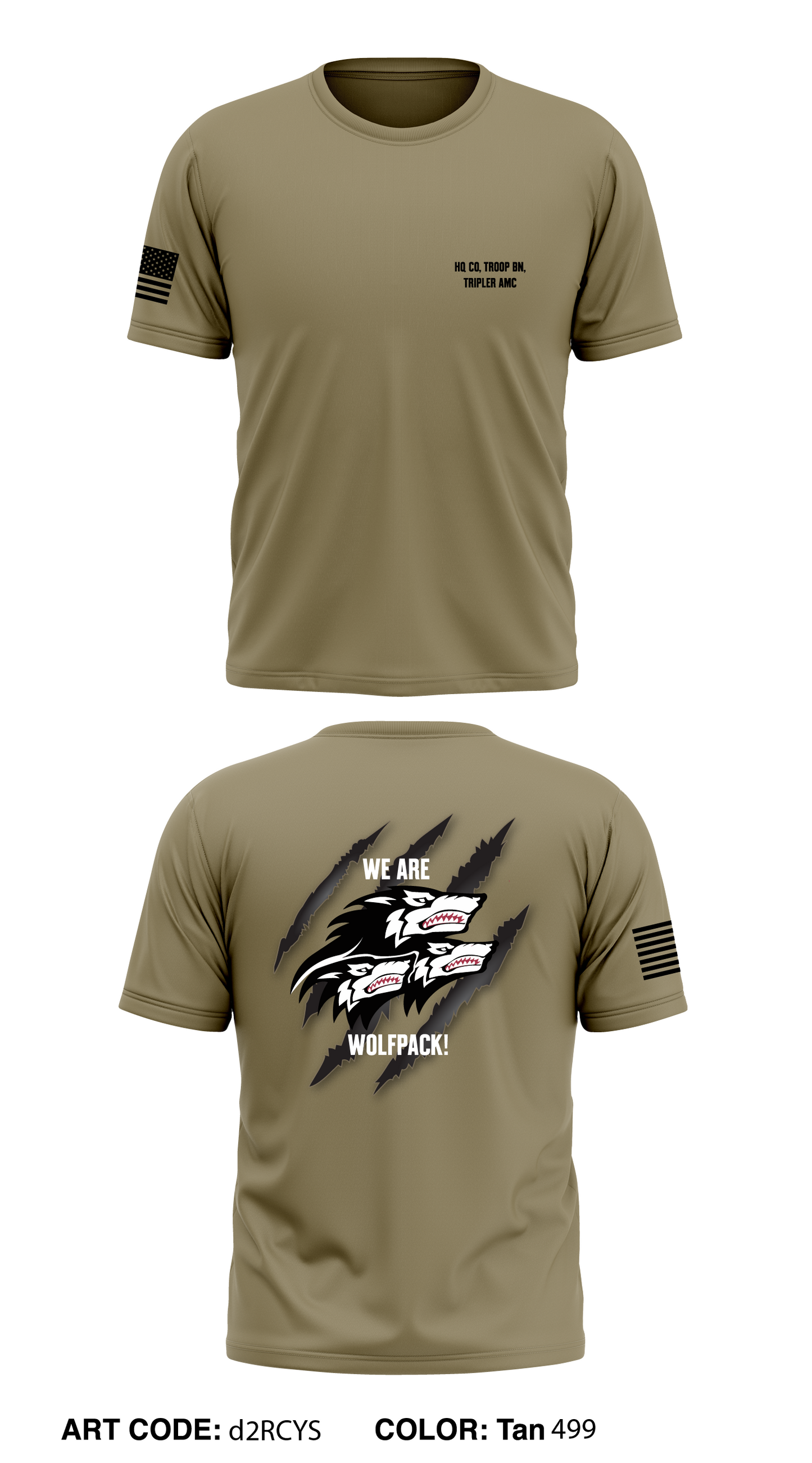 HQ Co, Troop BN, Tripler AMC Store 1 Core Men's SS Performance Tee - d2RCYS