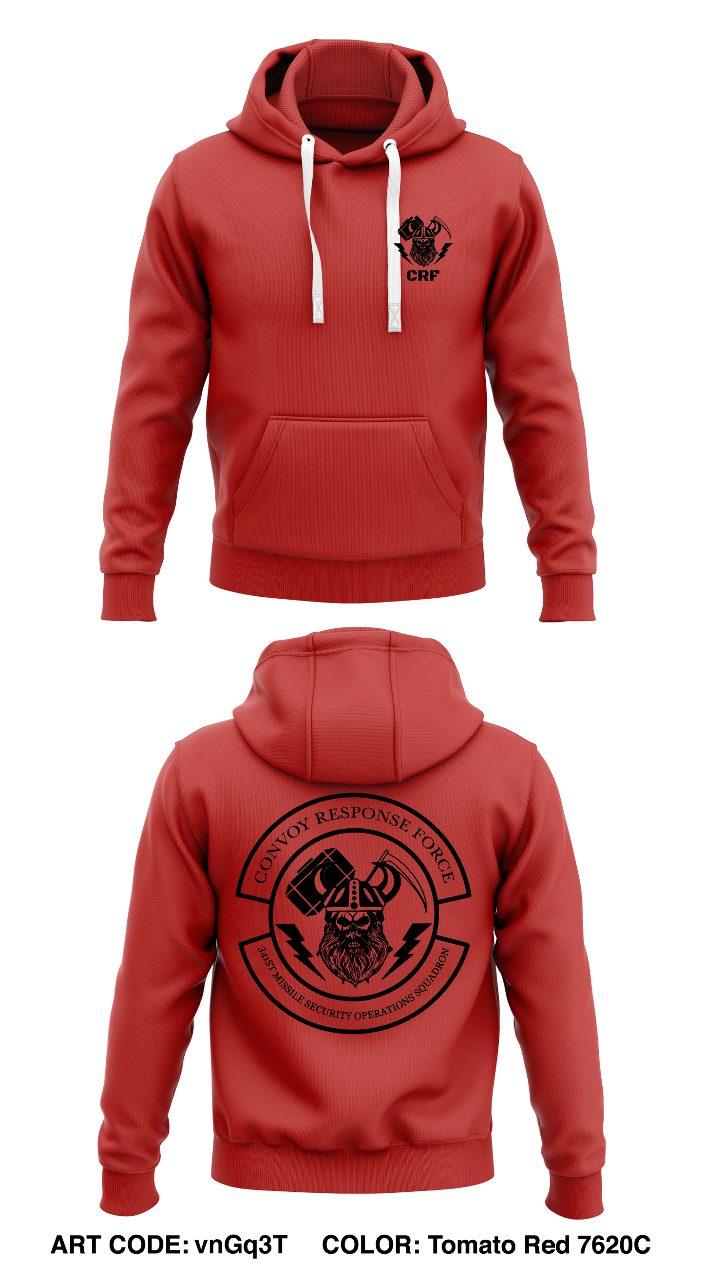 341st Missile Security Operations Squadron Store 1 Core Men's Hooded Performance Sweatshirt - vnGq3T