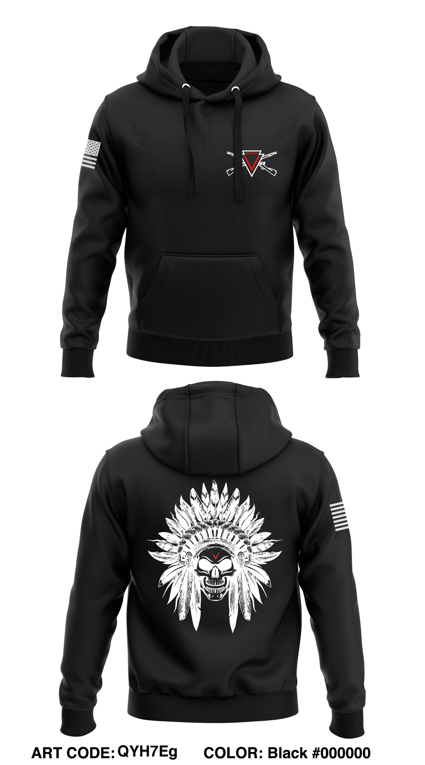 C TRP, 3/4 CAV, 3IBCT, 25th ID Store 1 Core Men's Hooded Performance Sweatshirt - QYH7Eg