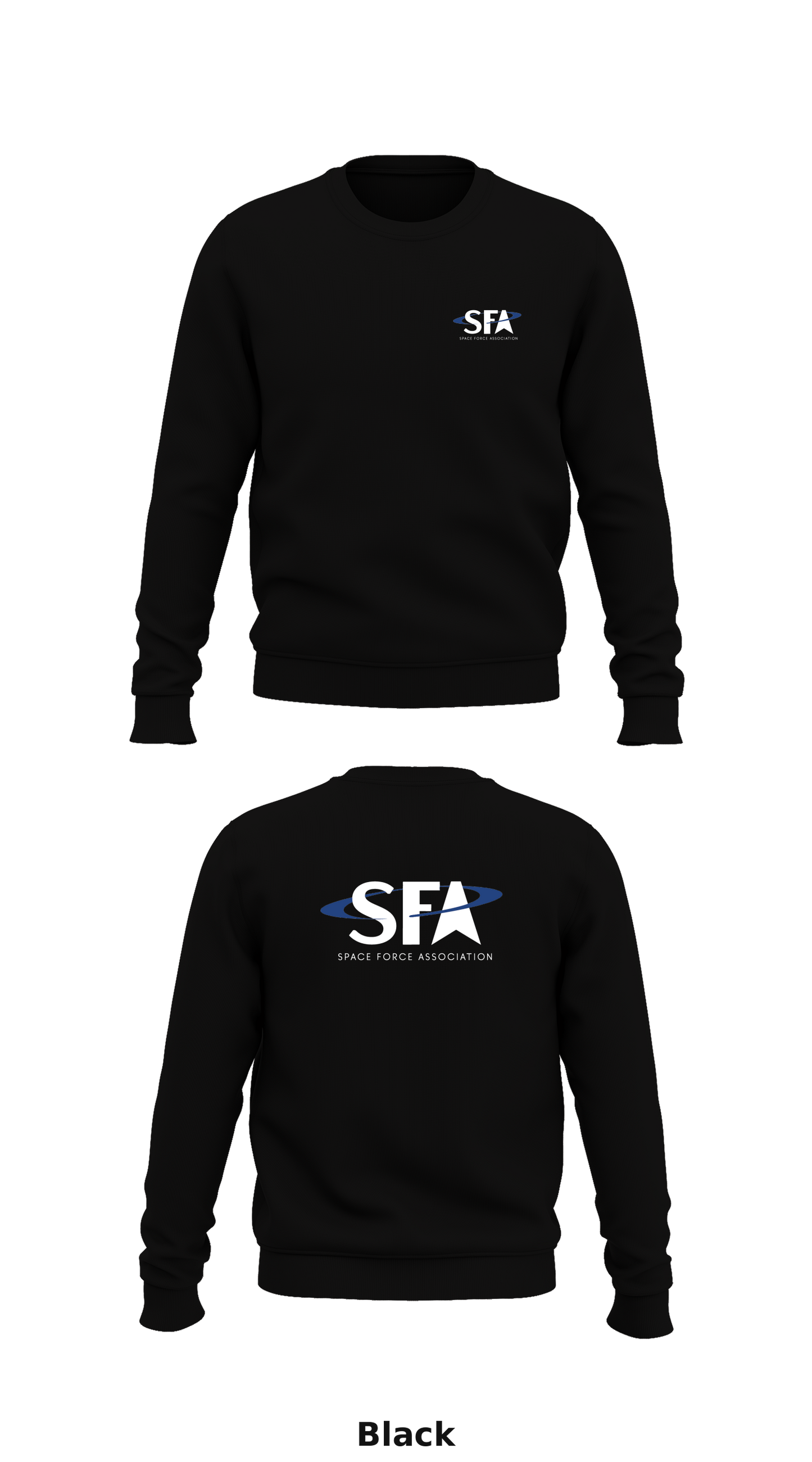 Space Force Association Store 1 Core Men's Crewneck Performance Sweatshirt - 72388016255