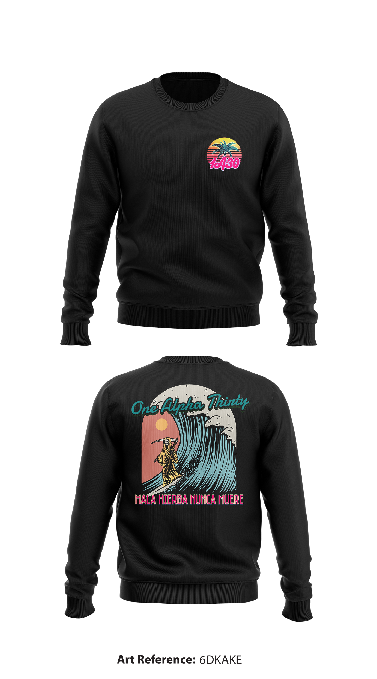 1A30 Store 1 Core Men's Crewneck Performance Sweatshirt - 6DkAKe