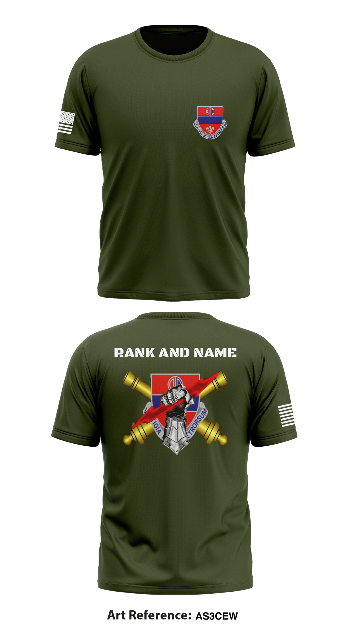2-116 Field Artillery Regiment Core Men's SS Performance Tee - As3ceW