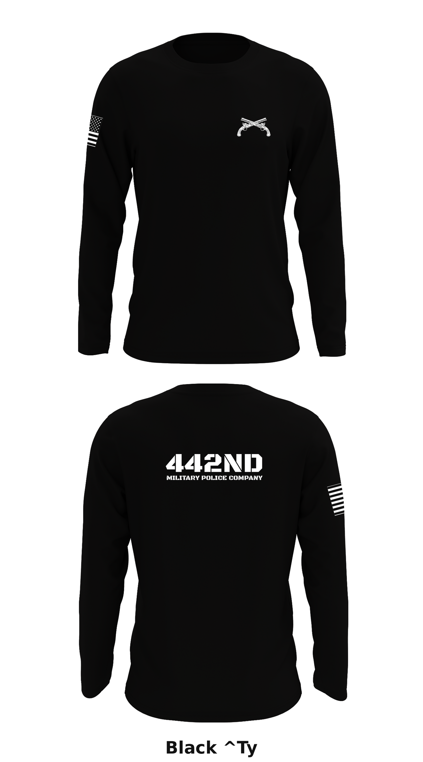 442nd Military Police Company Store 1 Core Men's LS Performance Tee - ^Ty